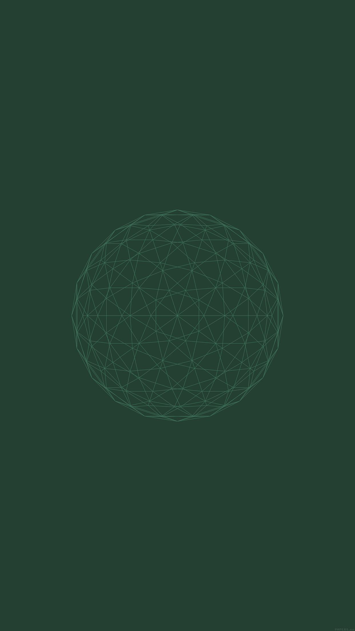 1242x2208 Line Abstract Circle 3D Art Greeb Android wallpaper HD wallpaper