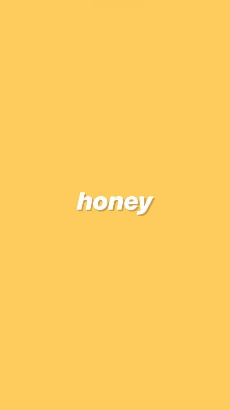 736x1309 Simple Aesthetic Wallpaper Honey