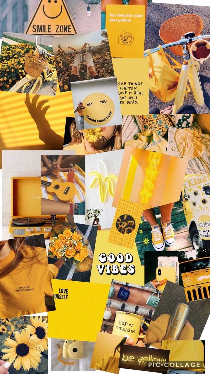 720x1280 Yellow Aesthetic Wallpaper