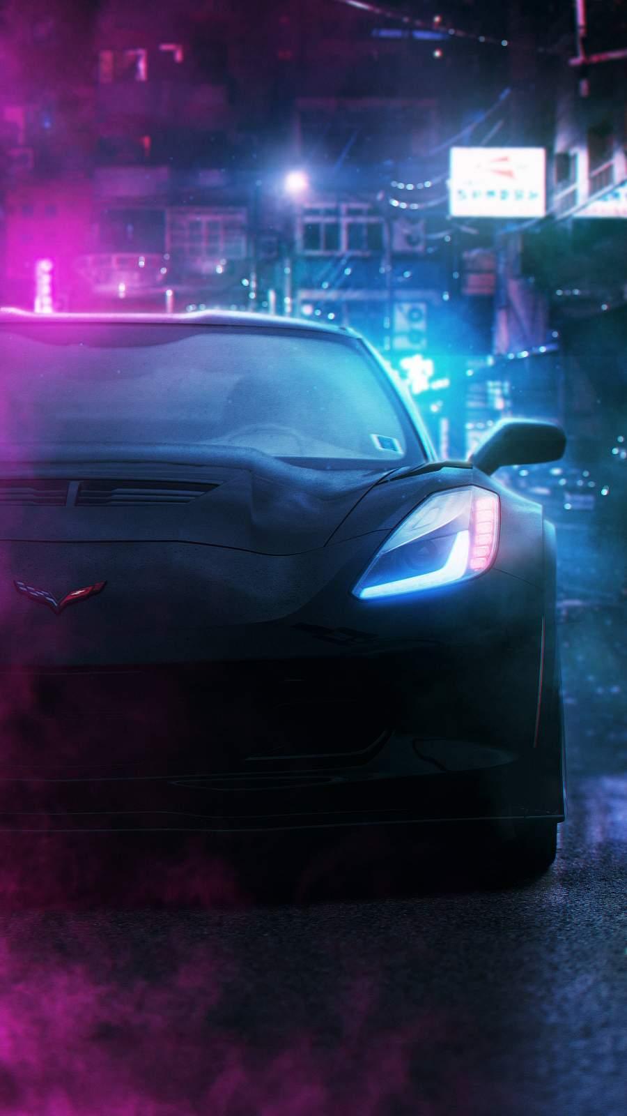 900x1600 Black Ferrari IPhone Wallpaper