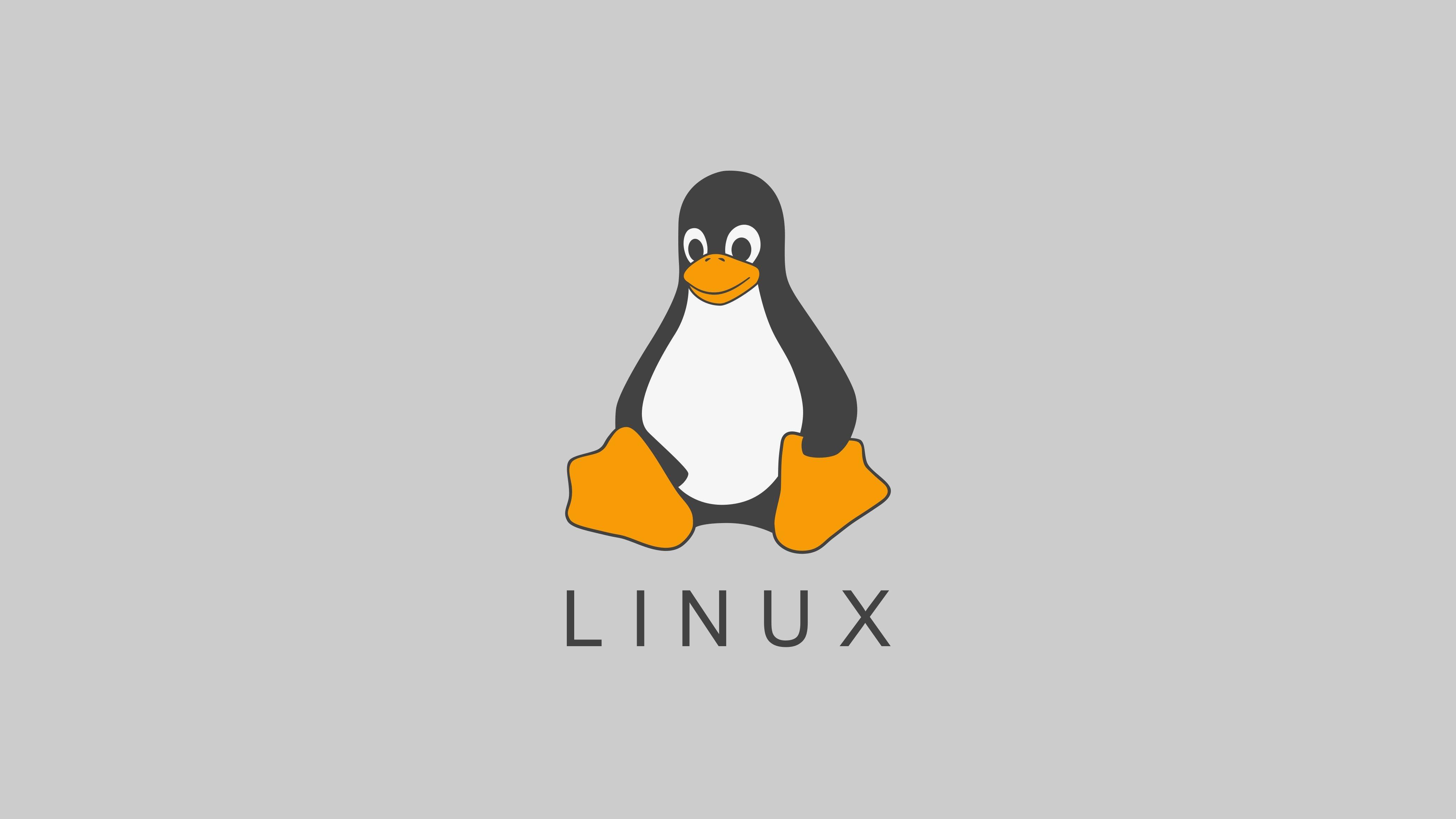 4128x2322 Tux, Linux, Minimalism, FoxyRiot, GNU Linux HD Wallpaper / Desktop and Mobile Image & Photo