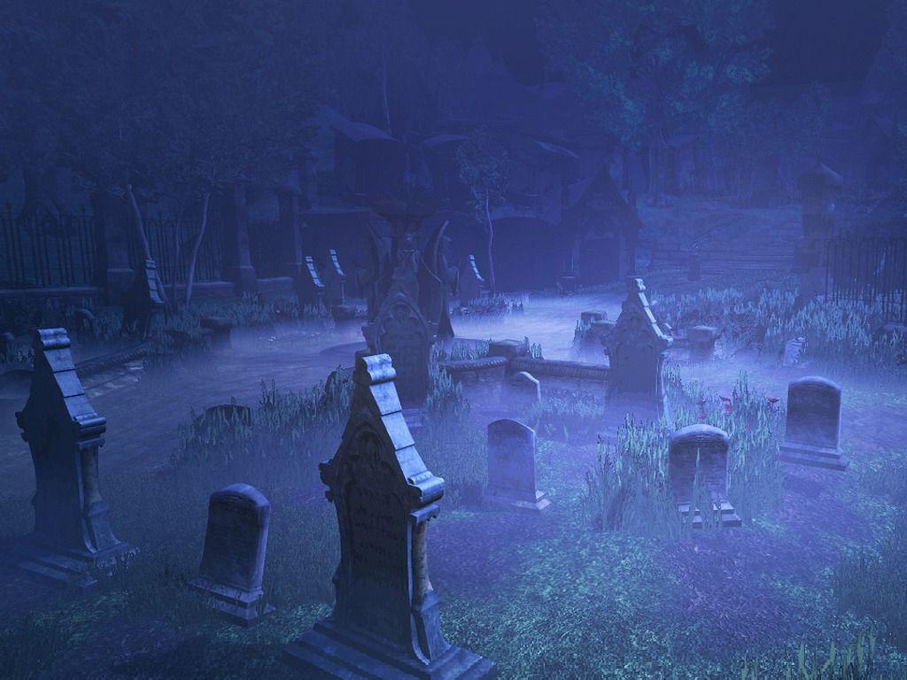 1024x768 Graveyard Wallpaper. Graveyard, Fantasy places, Cemetery