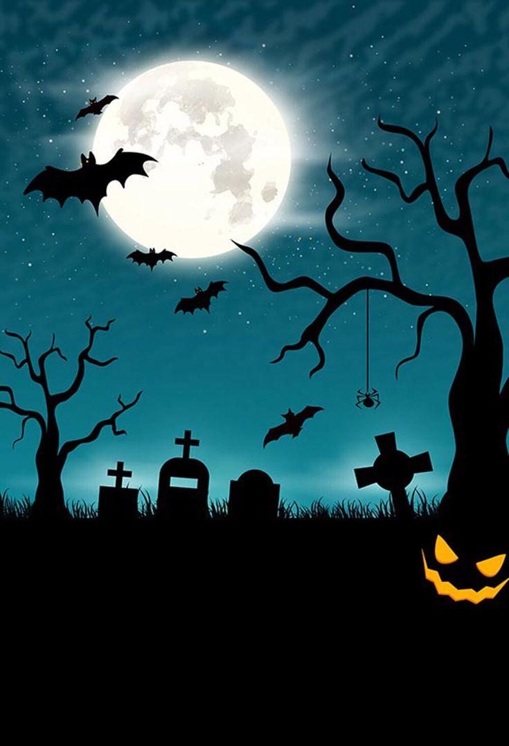 735x1078 black light photo backdrop halloween halloween graveyard photo backdrop night moon. Halloween backdrop, Halloween photo booth, Halloween picture