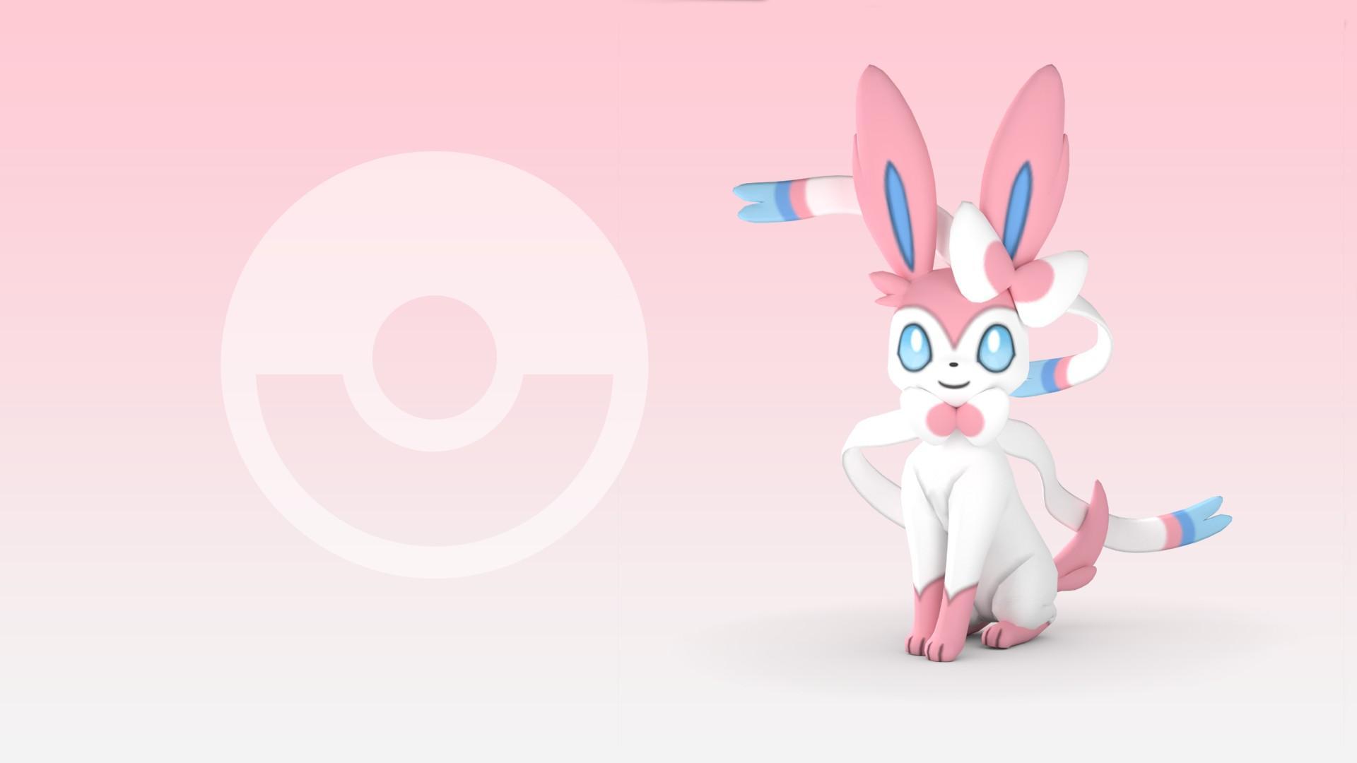 1920x1080 Sylveon Desktop Wallpaper