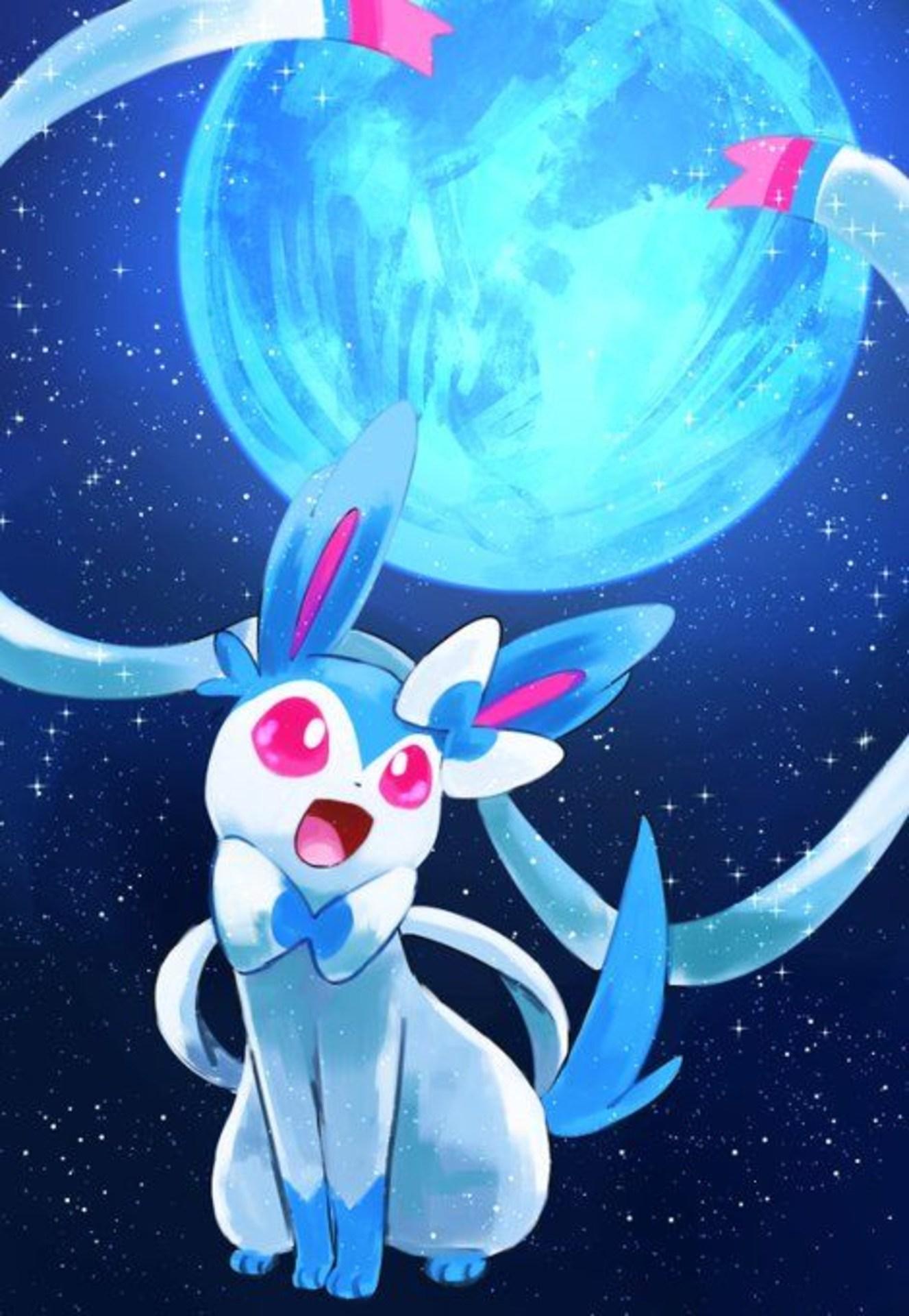 1327x1920 Sylveon Desktop Wallpaper