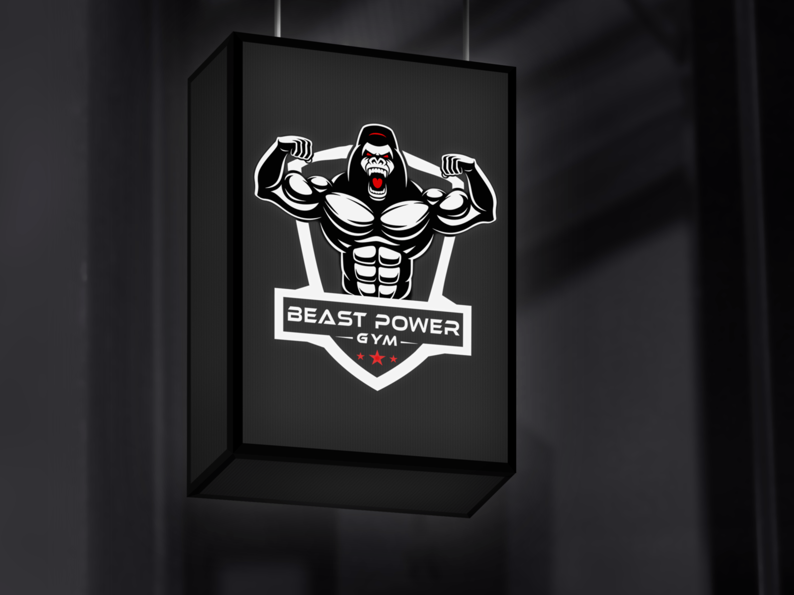 1600x1200 Beast Gym Logo Design by Rishav Pandey on Dribbble