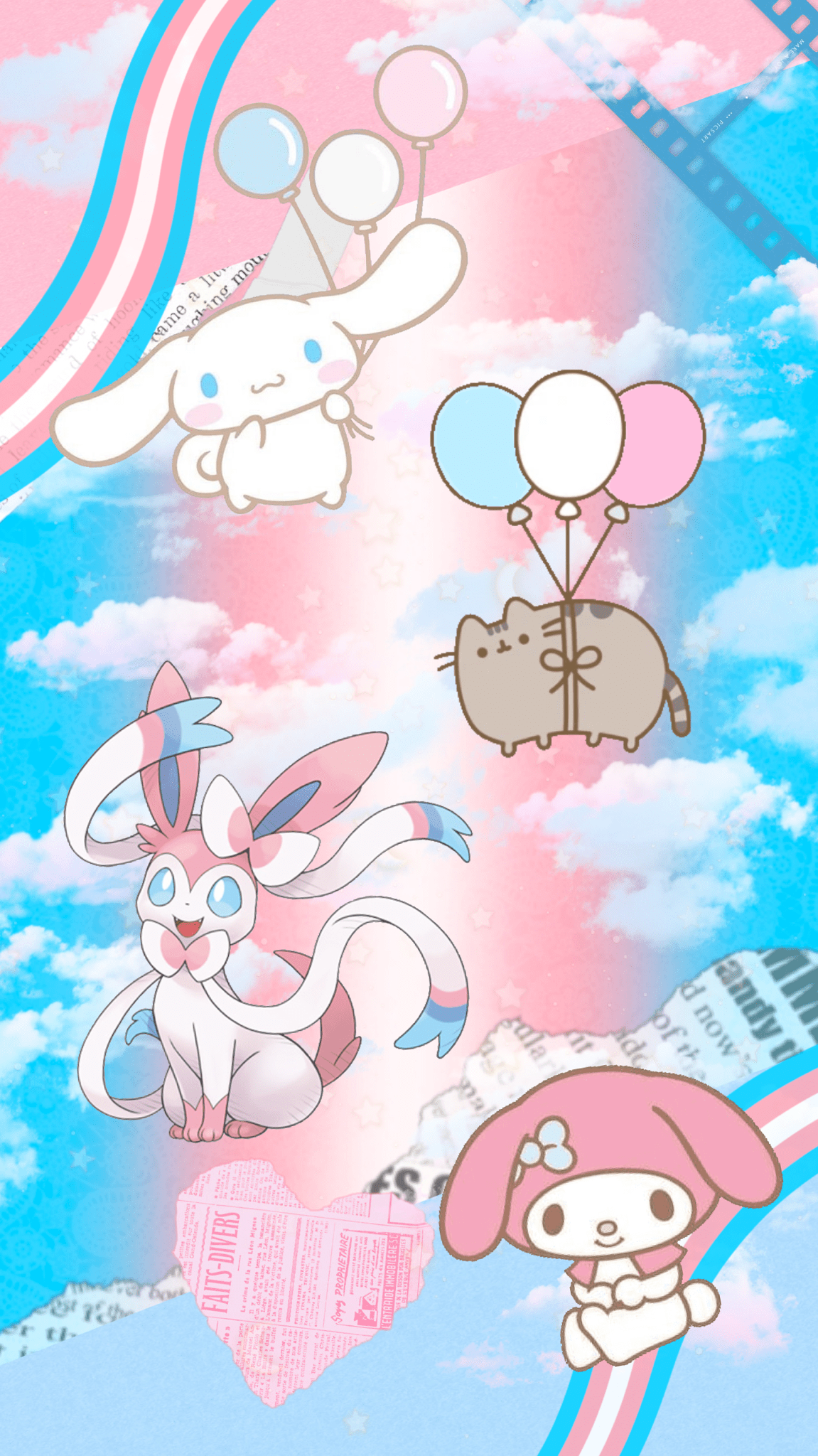 1151x2048 pusheen wallpaper