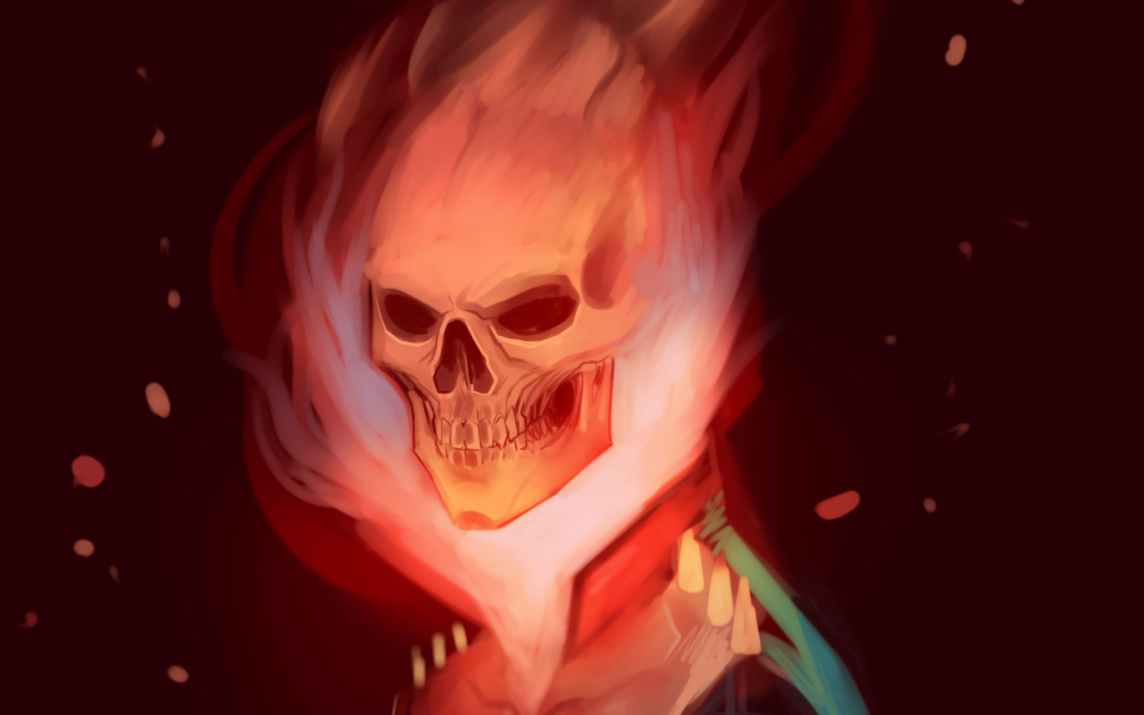 3840x2400 Ghost Rider Digital Art 4k HD 4k Wallpaper, Image, Background, Photo and Picture