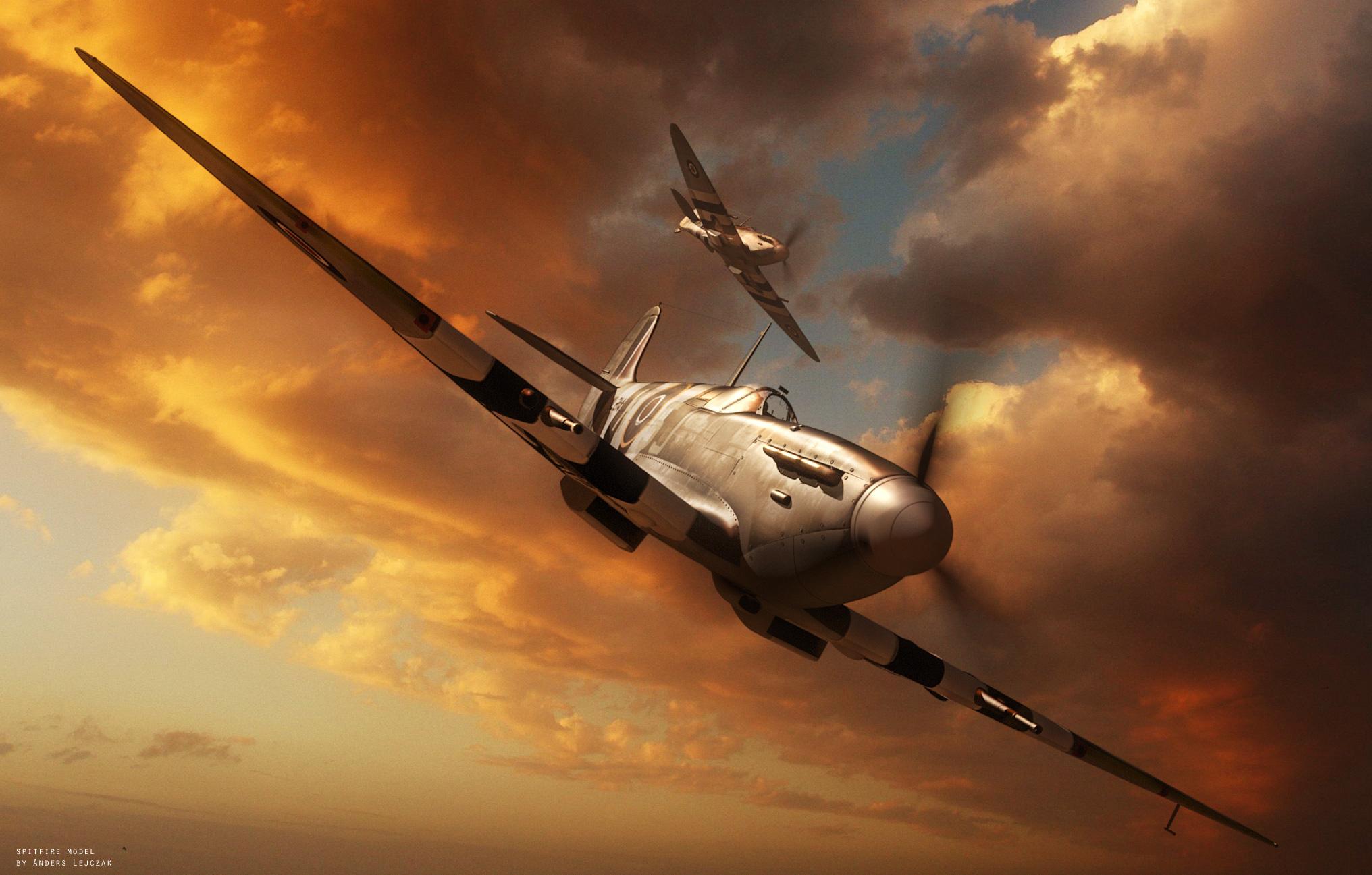2032x1297 Spitfire Wallpaper HD