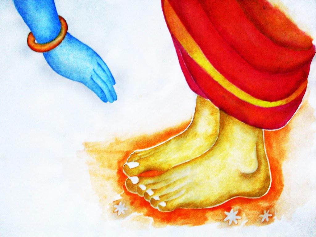 1024x768 Krishna meets Sudama