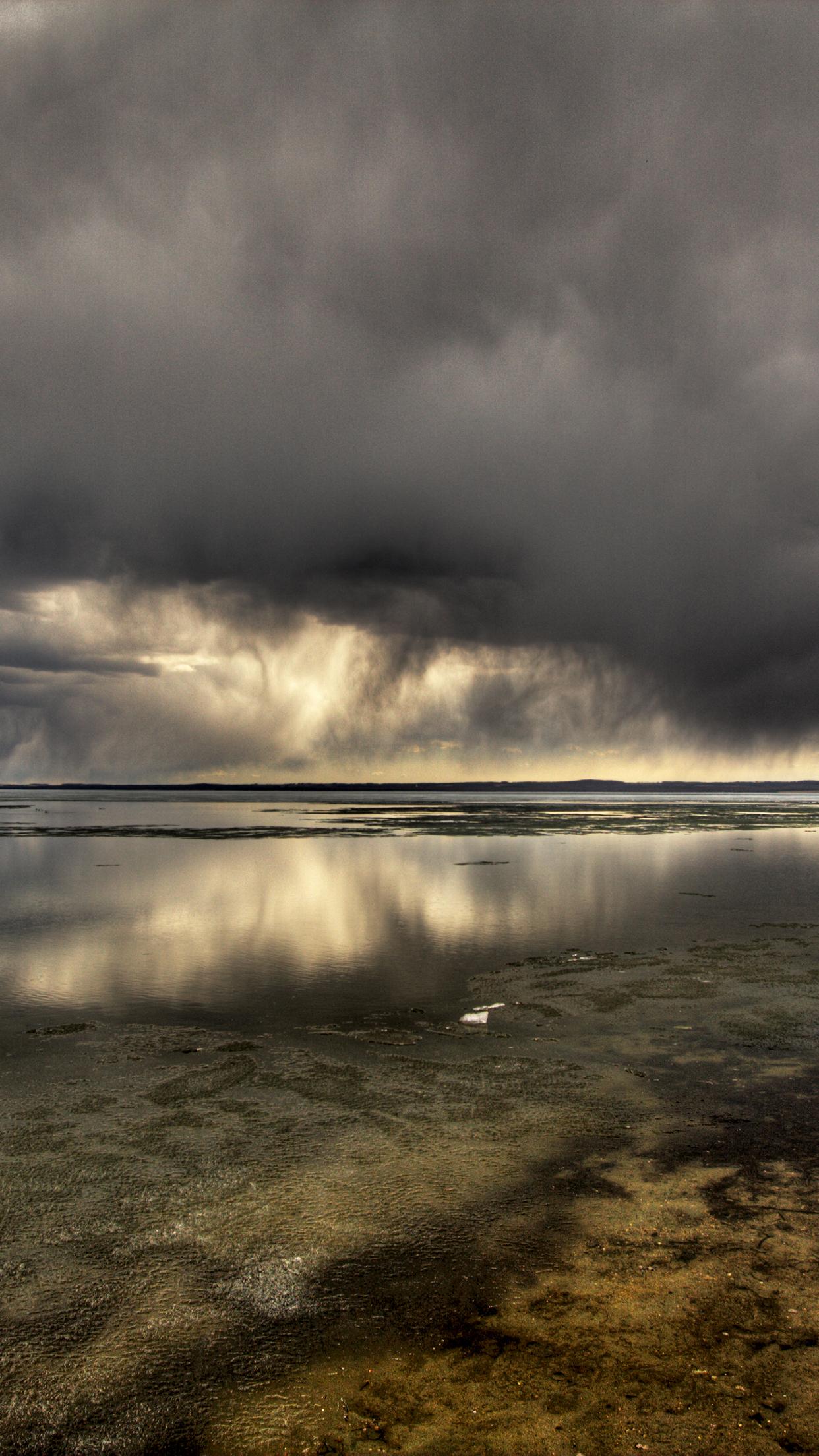 1242x2208 Storm Cloud water Wallpaper for iPhone Pro Max, X, 6