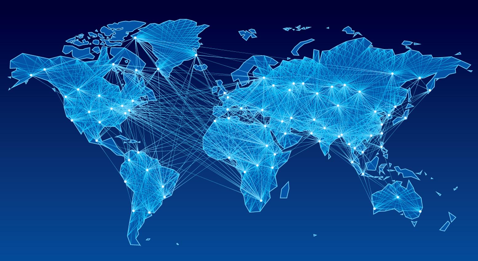 1554x850 network wallpaper hd, world, electric blue, ice, earth, illustration