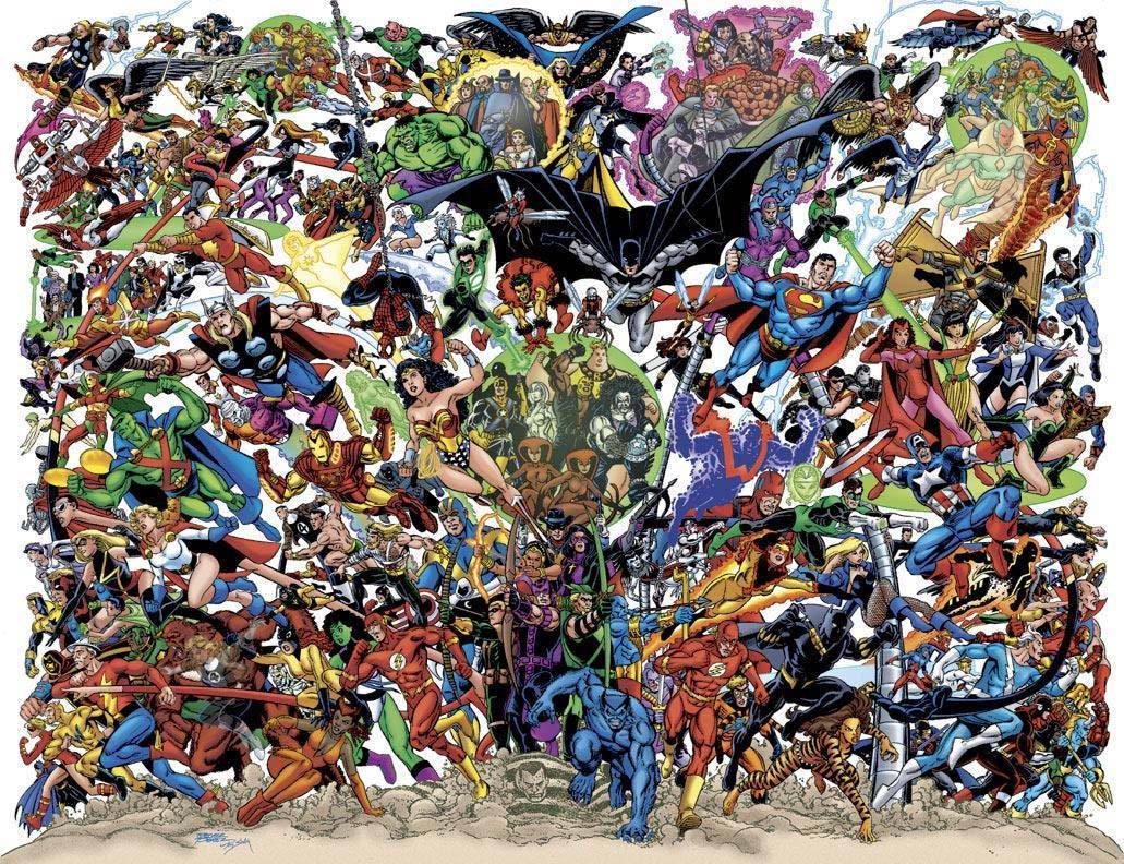 1031x792 Marvel Dc Comic Wallpaper