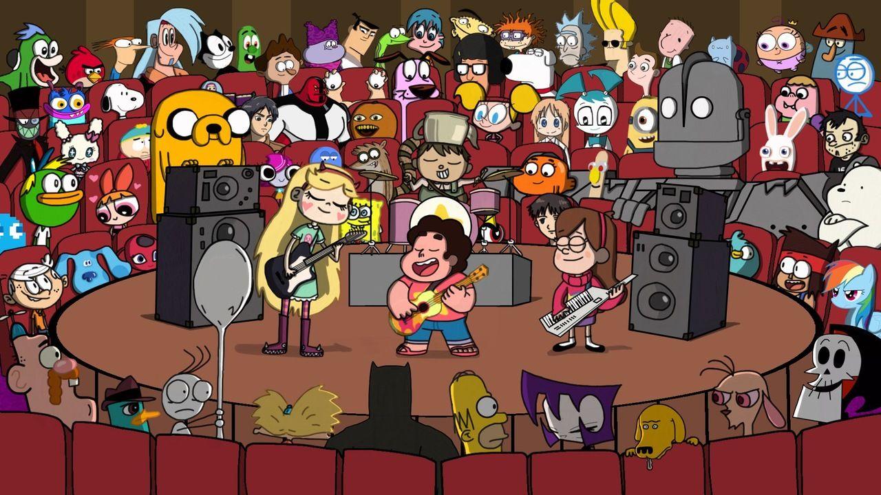 1280x720 aaahh!!! real monsters, adventure time, angry birds