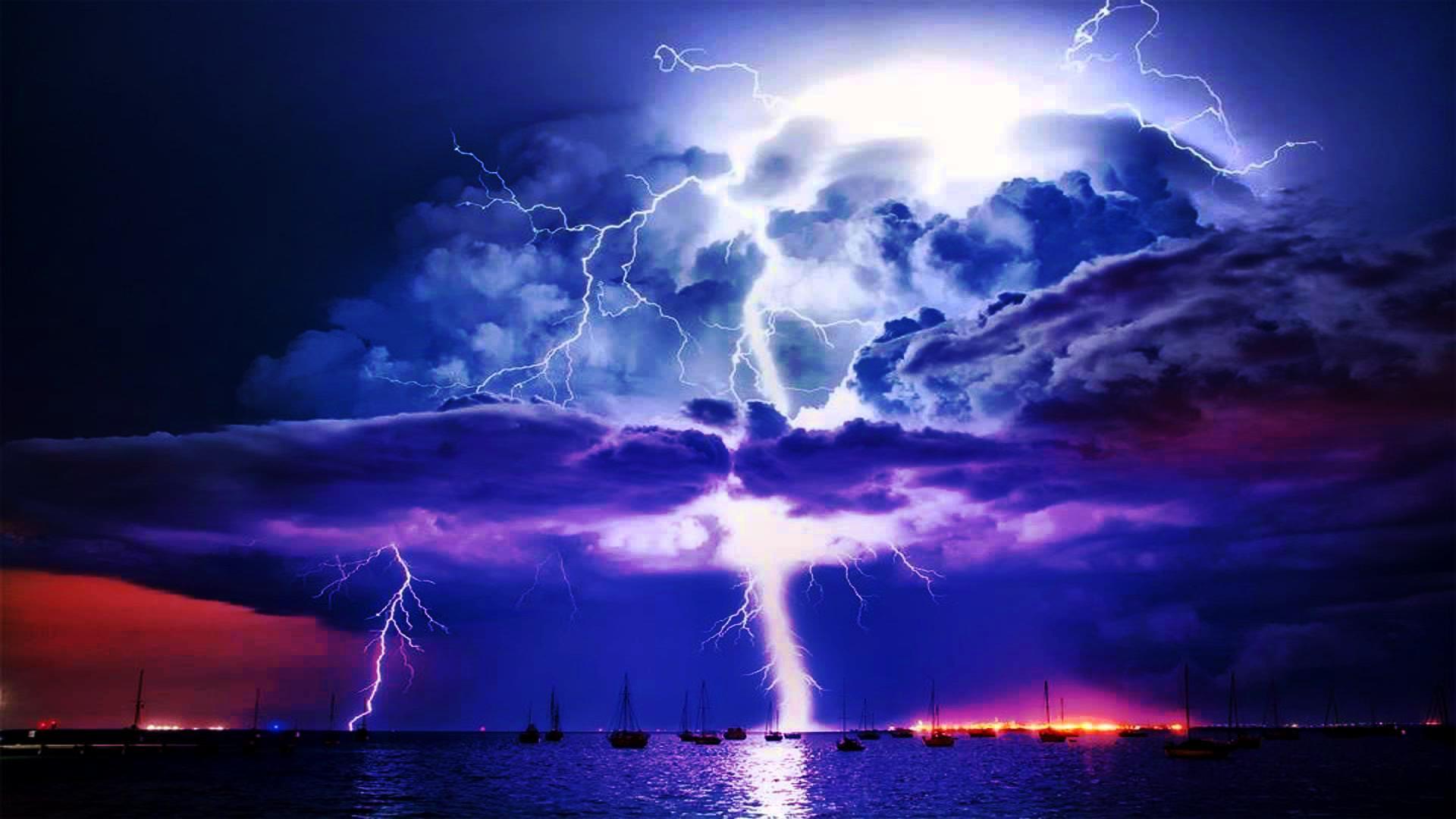 1920x1080 Beautiful Thunder And Lightning HD Wallpaper