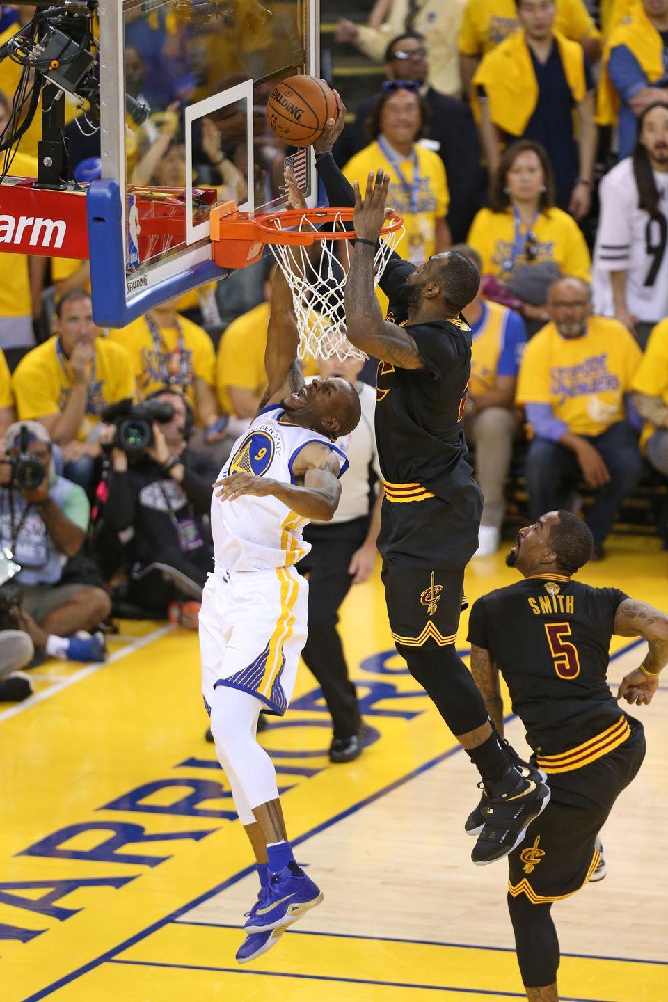 960x1440 Every Photo We Could Find Of LeBron James Blocking Shots In The 2016 NBA Finals