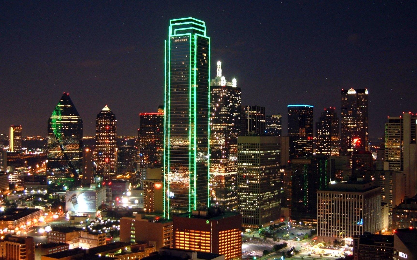 1725x1078 Dallas Skyline Wallpaper