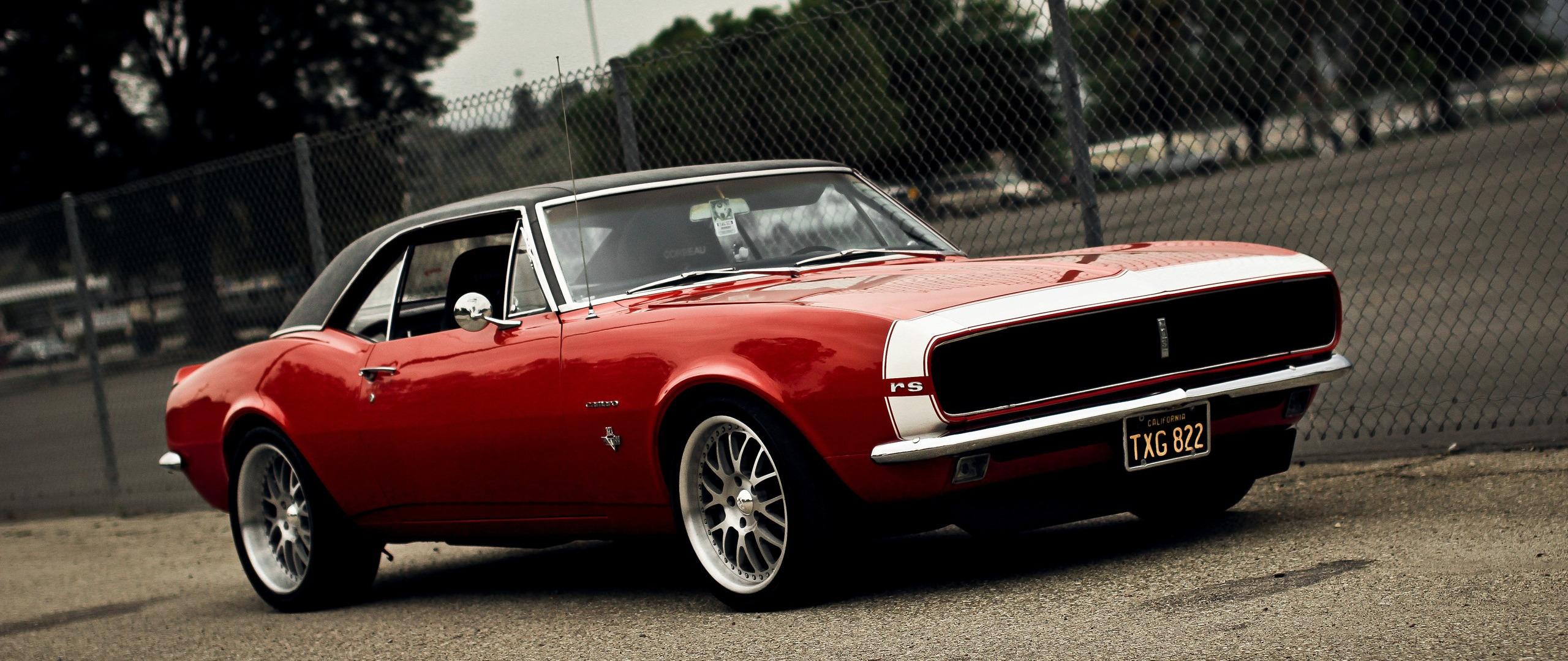 2560x1080 ultra wide, Car, 1969 Chevrolet Camaro SS Wallpaper HD / Desktop and Mobile Background