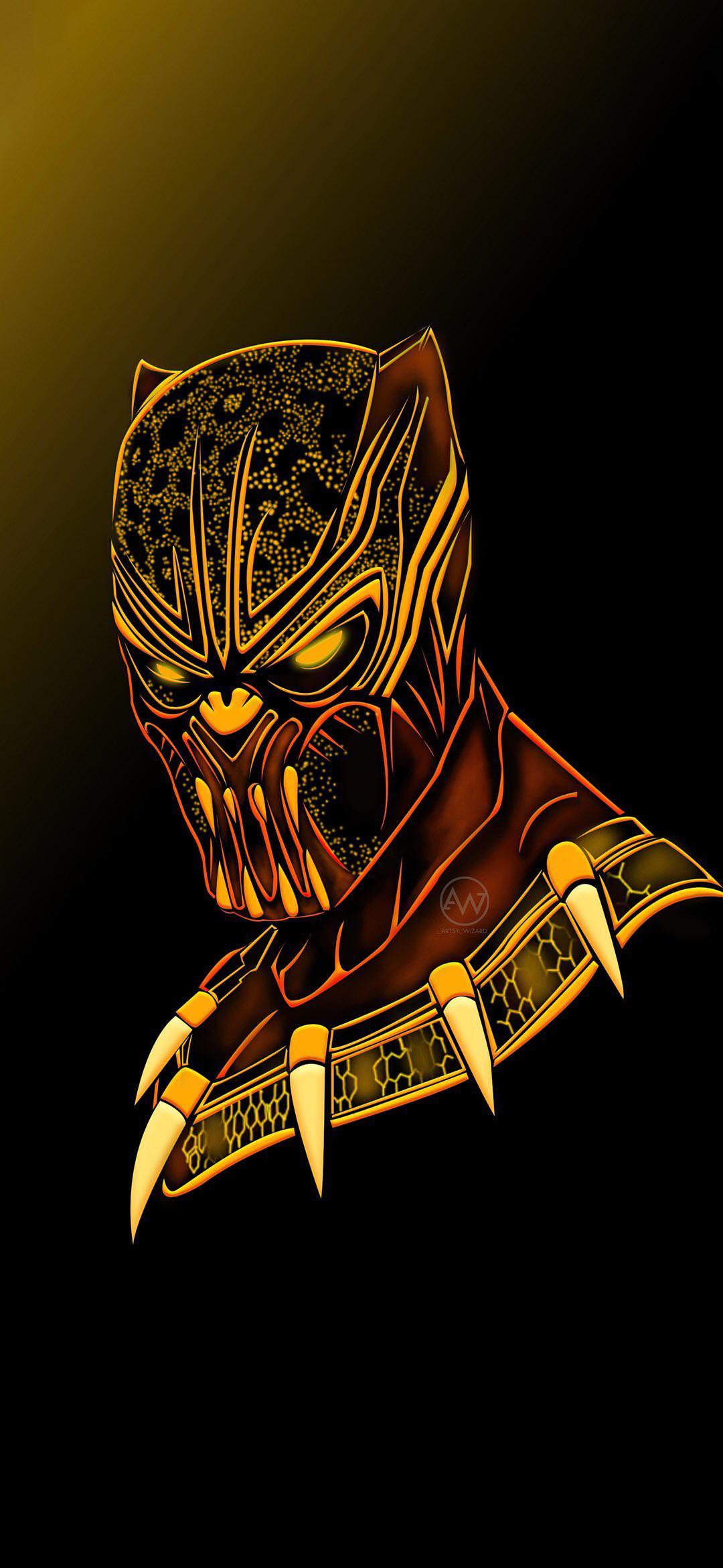 1080x2340 Black Panther Wallpaper For Tech