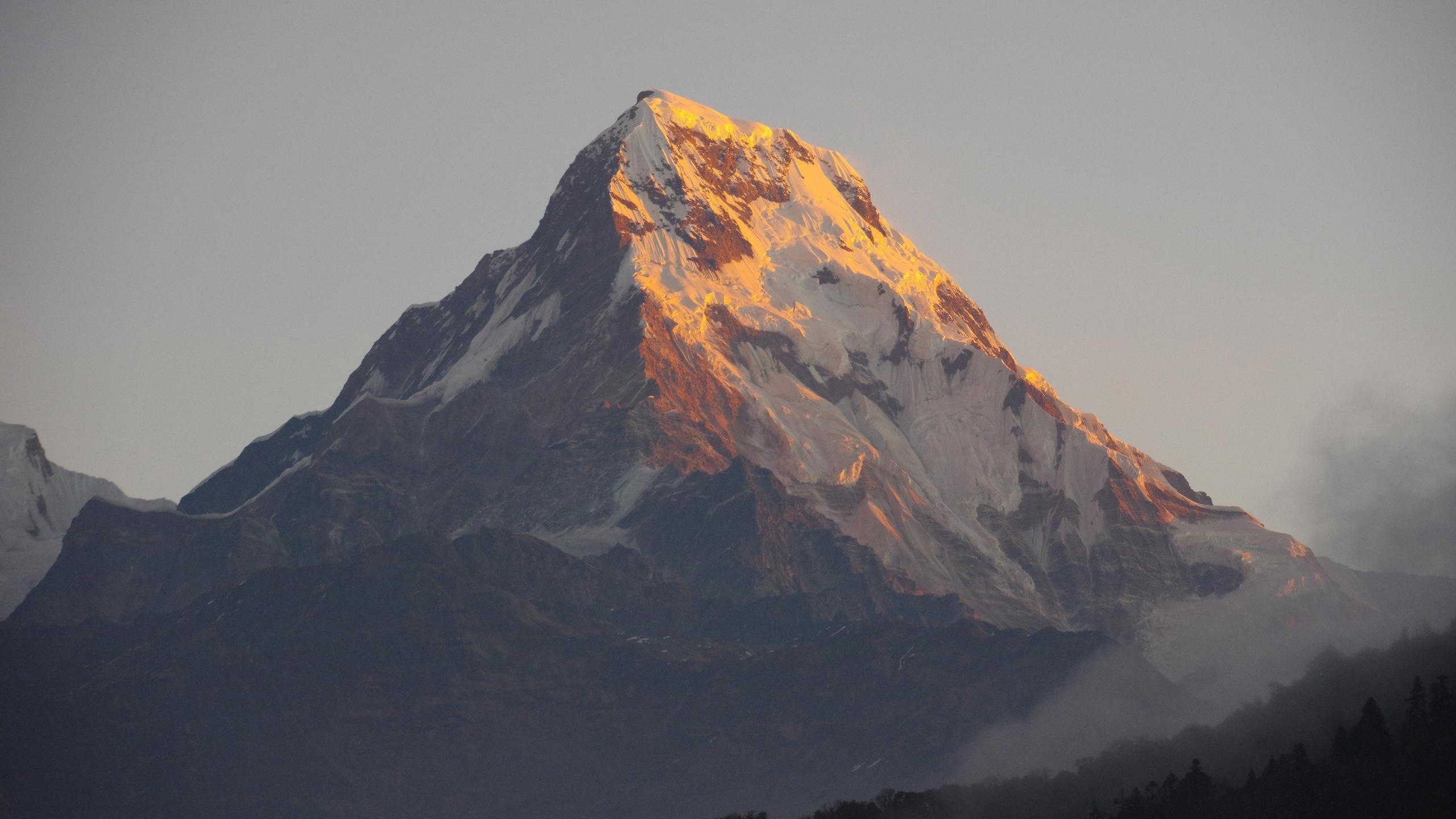 2560x1440 Wallpaper 4k Annapurna South Nepal 4k Wallpaper