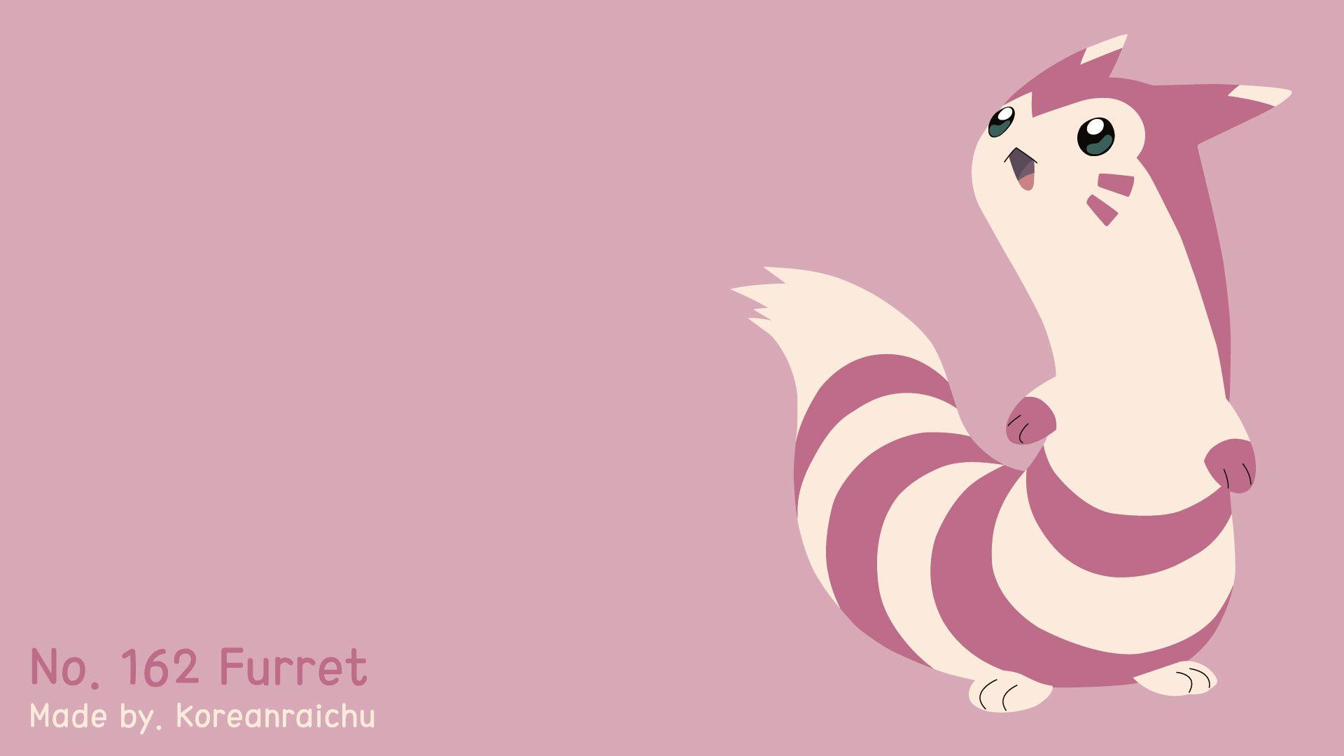 1920x1080 shiny Furret. Pokemon, Anime, Wallpaper