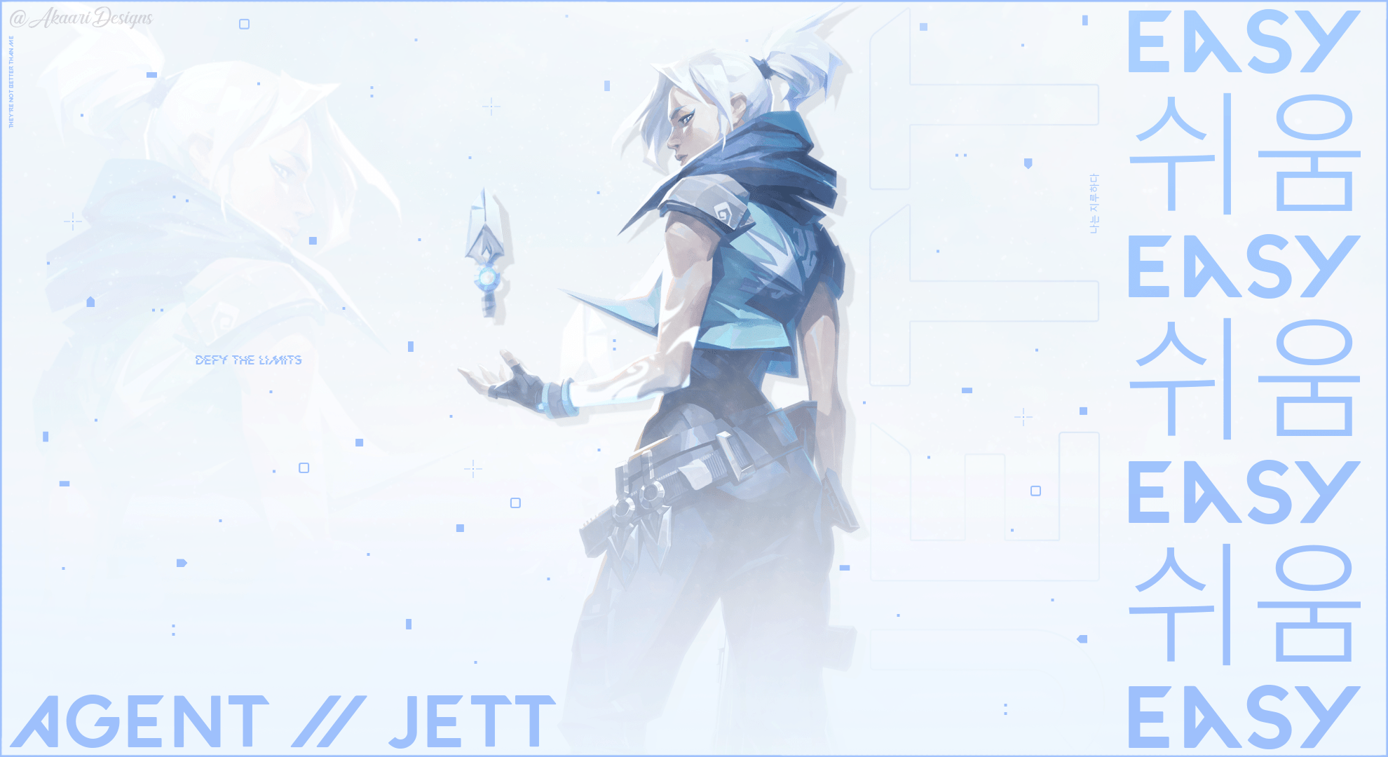 1980x1080 Made this VALORANT Jett wallpaper. Hope some of you are going to enjoy it!