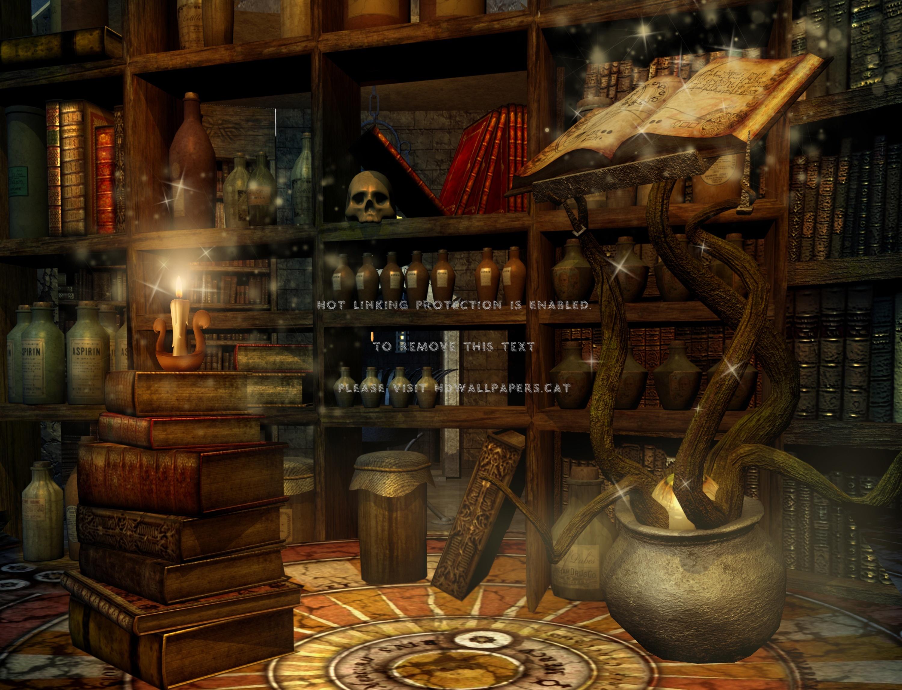 3000x2293 old books fantasy magic abstract