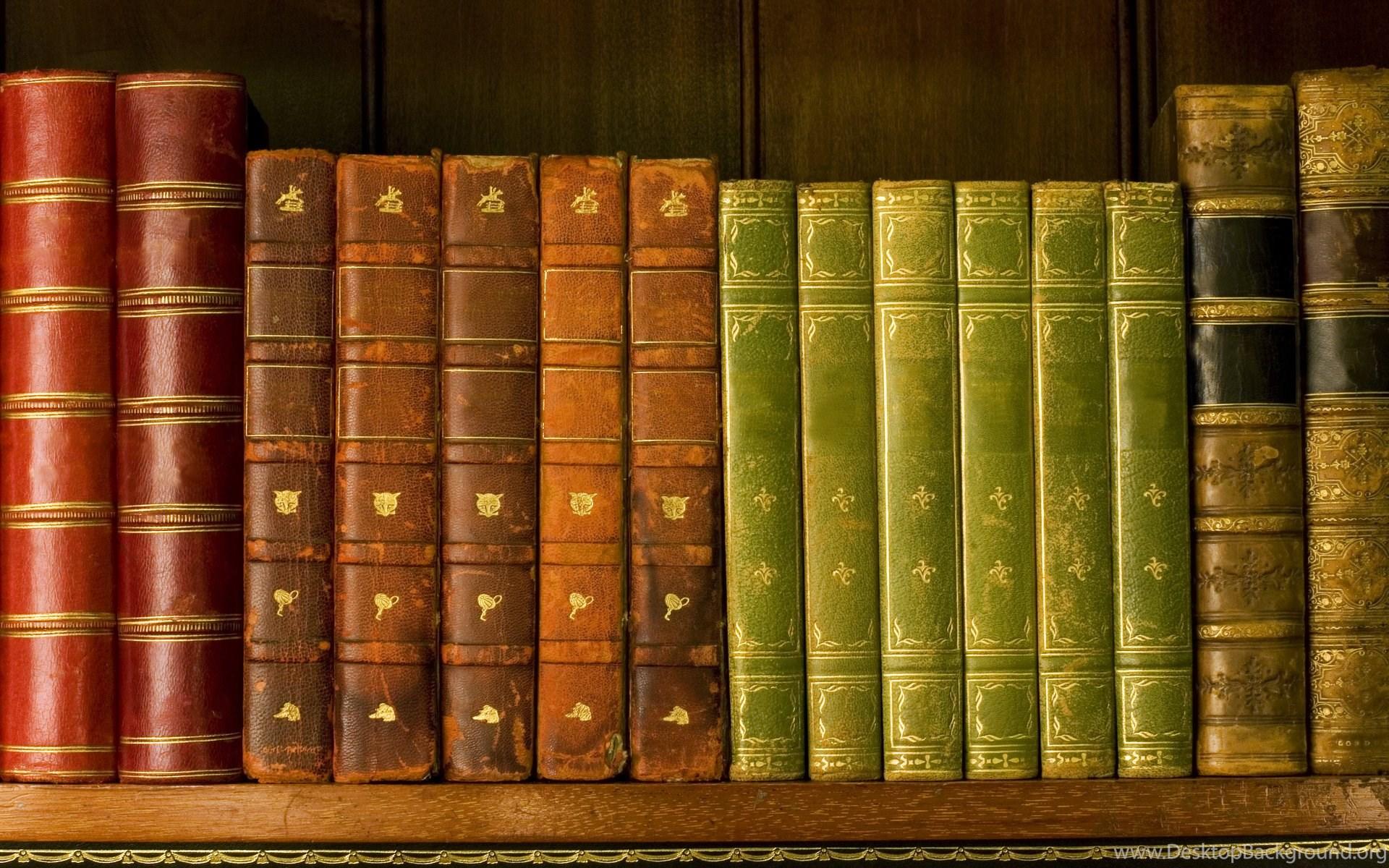 1920x1200 Books Library Abstract Leather Retro Mood Wallpaper Desktop Background