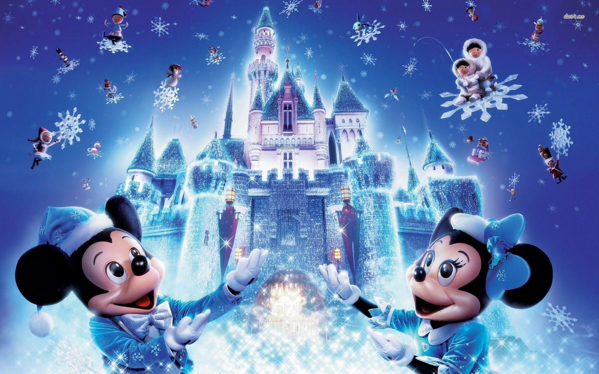 1920x1200 Mickey and Minnie Mouse, mickey mouse, disney, christmas, cartoons