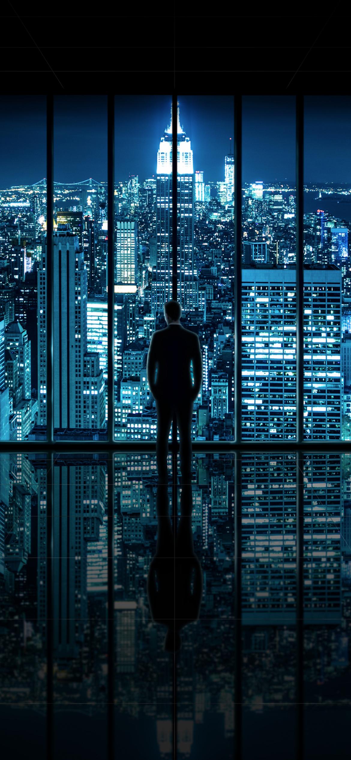 1170x2532 Gotham City Wallpaper for iPhone XR