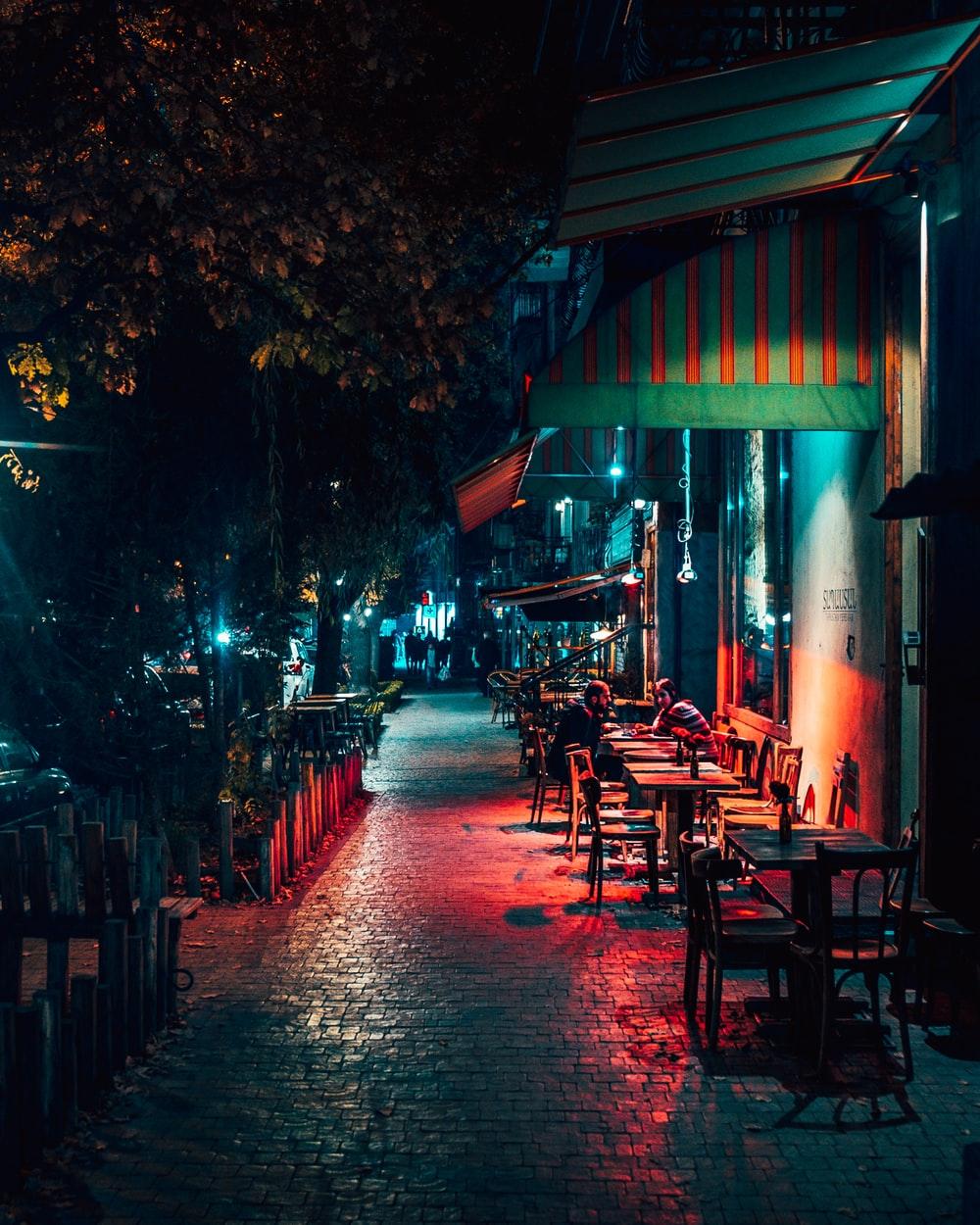 1000x1250 Cafe Night Picture. Download Free Image