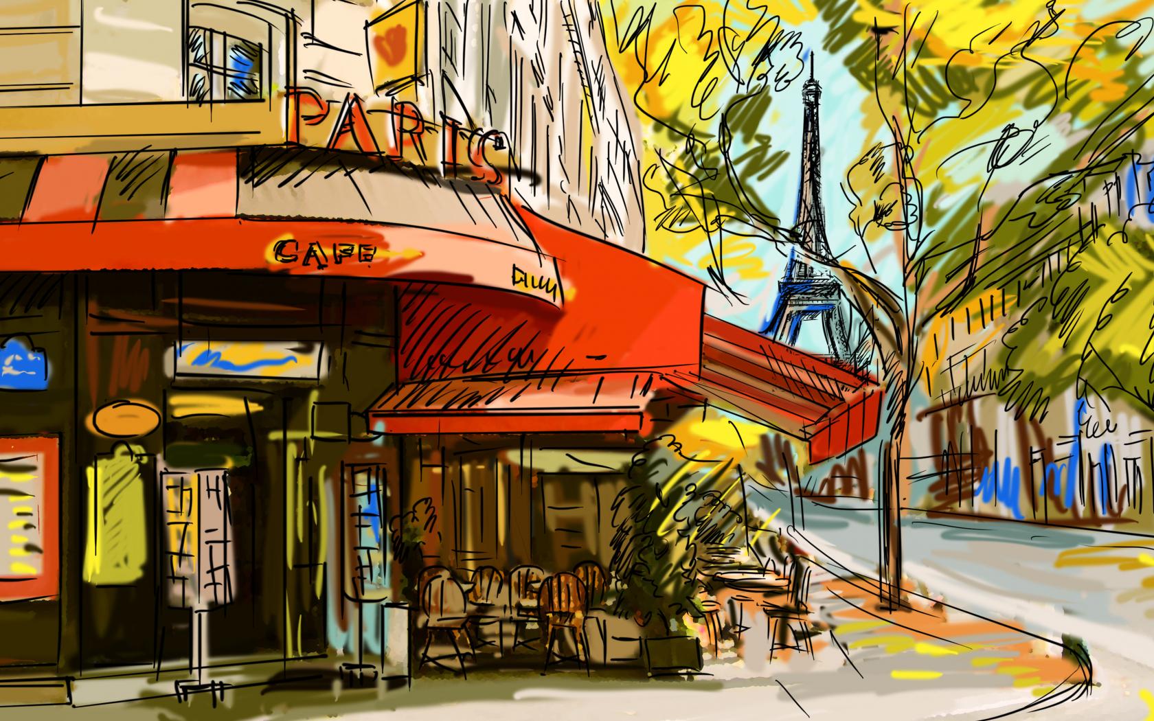 1680x1050 Free download The gallery for gt Paris Street Cafe Wallpaper [4408x2500] for your Desktop, Mobile & Tablet. Explore Cafe Wallpaper. Coffee HD Wallpaper, French Cafe Wallpaper, Cafe Wallpaper Border for Kitchen