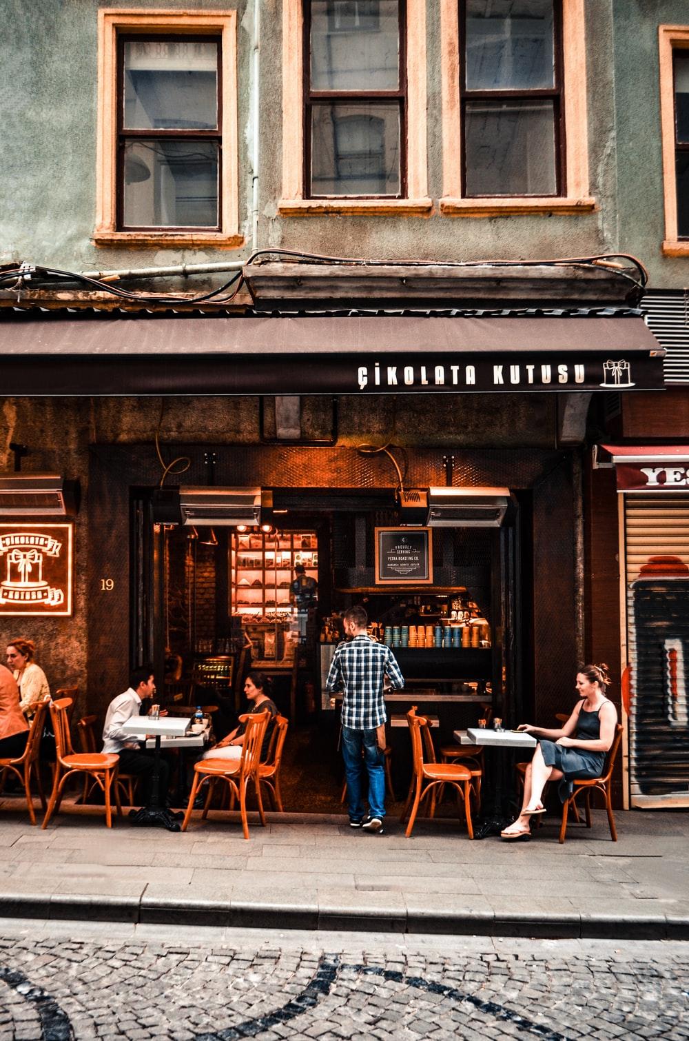 1000x1510 Street Cafe Picture. Download Free Image