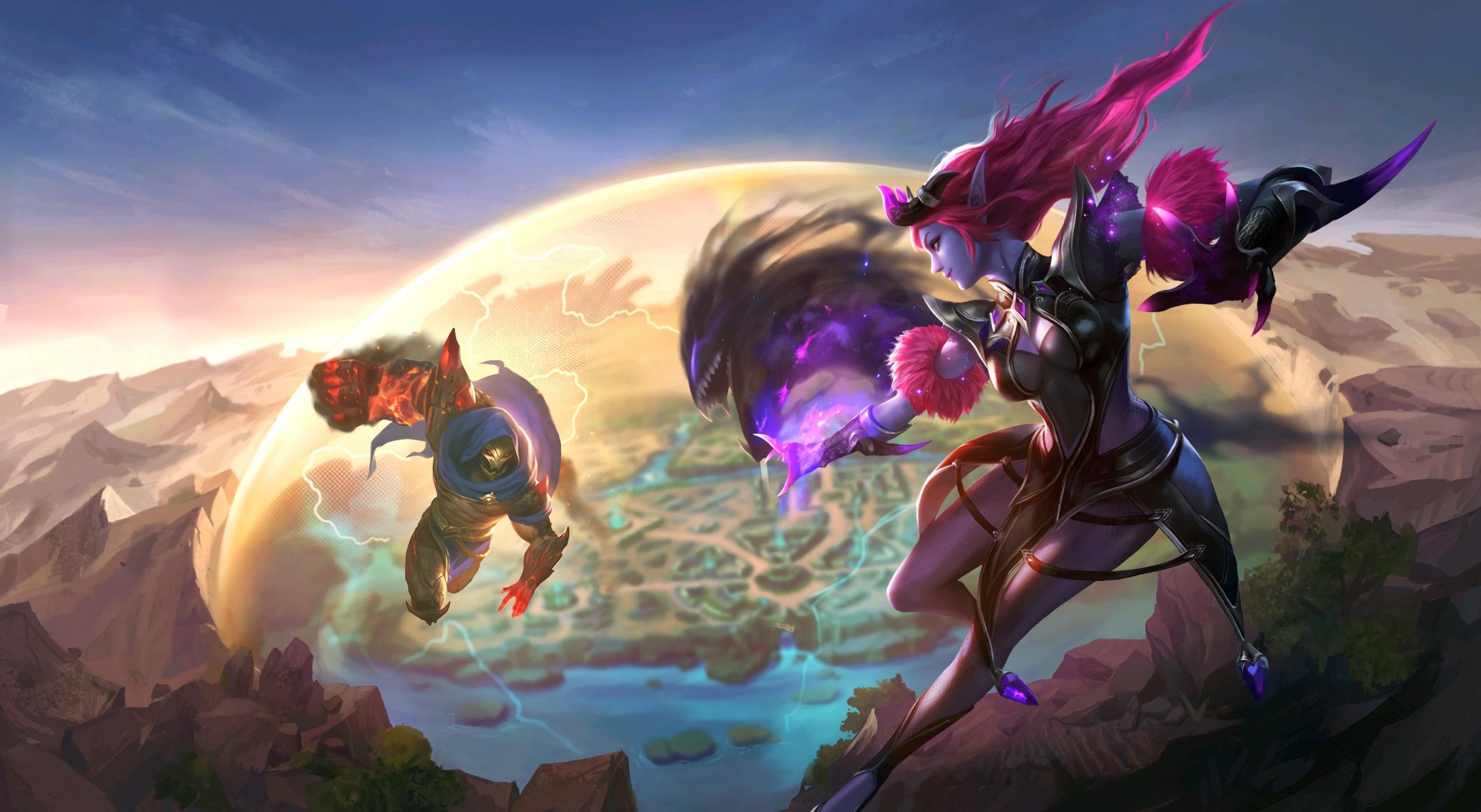 2548x1398 Aldous and Selena Wallpaper of Dawn