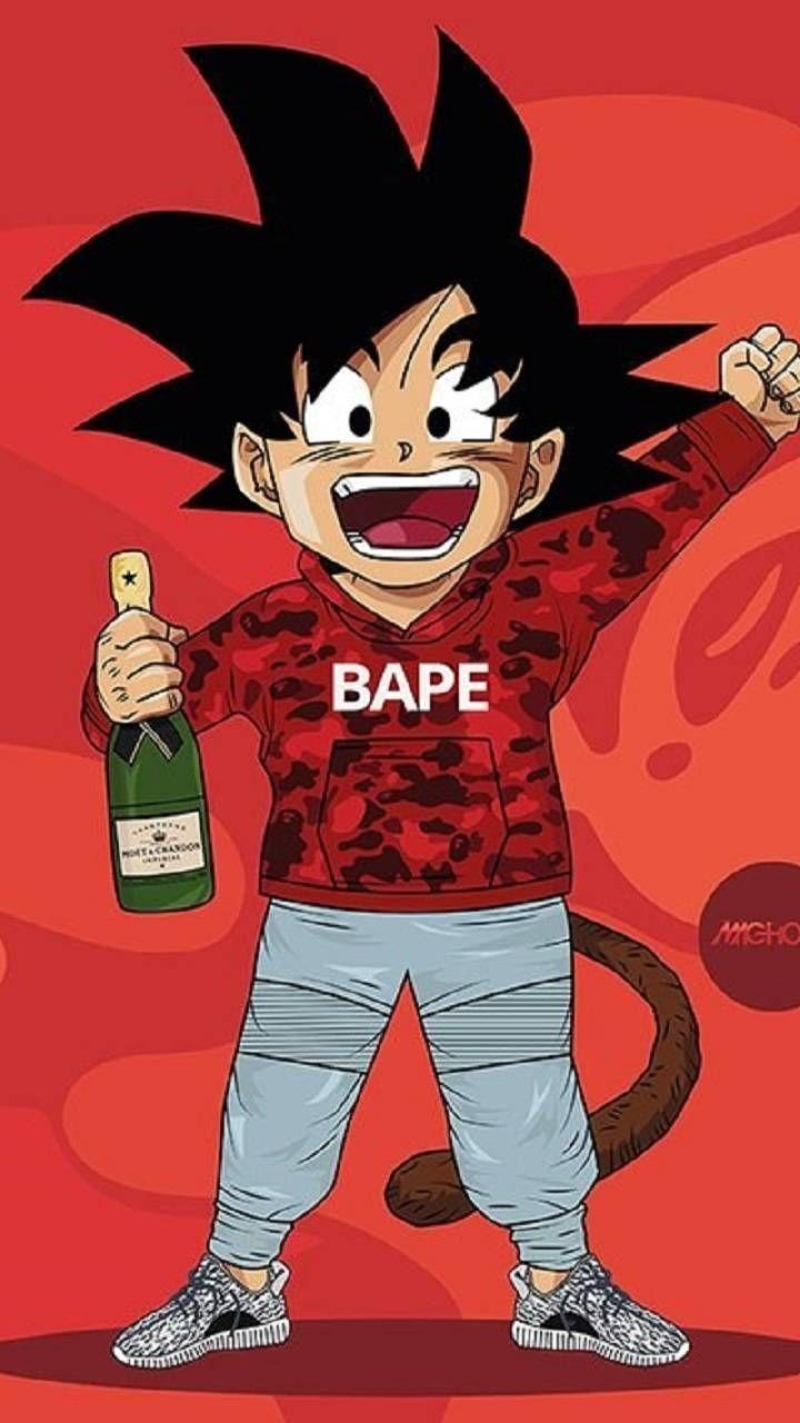 720x1280 Goku Black BAPE Wallpaper