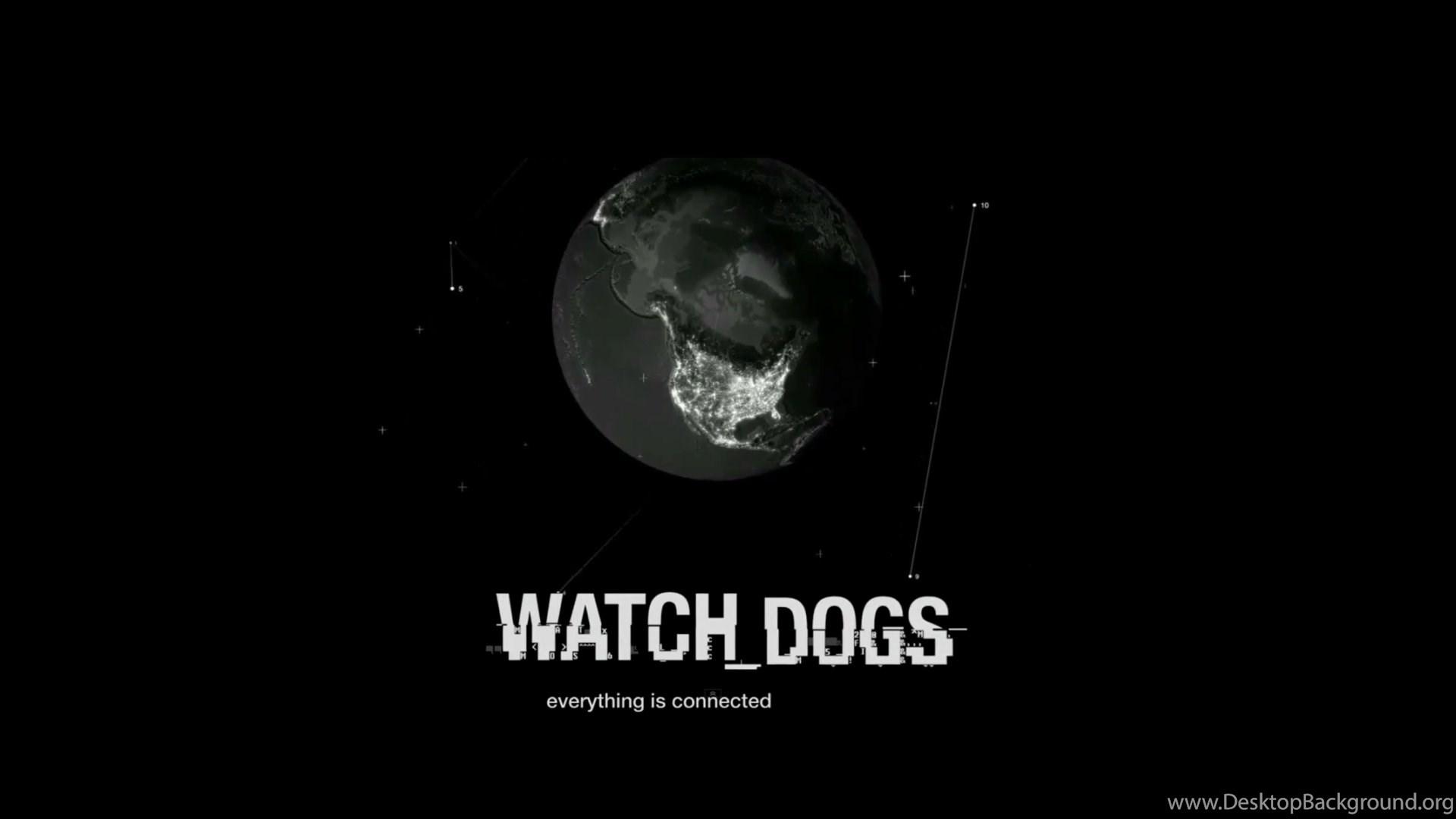 1920x1080 Free Download Watch Dogs Font Black Background HD Wallpaper Image. Desktop Background