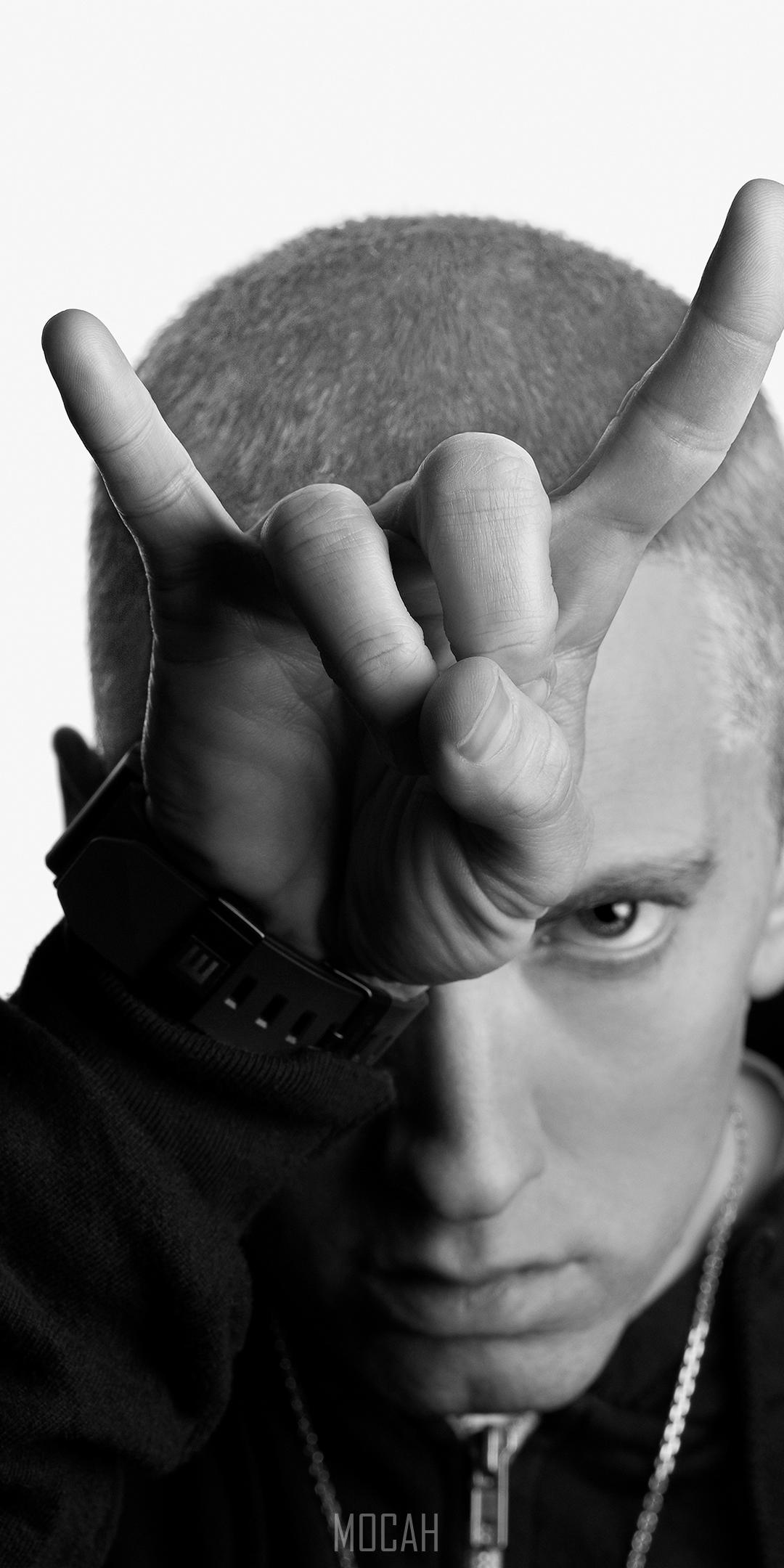 1080x2160 The Marshall Mathers Lp, Hip Hop Music, Rap God, Forehead, Hand, Nokia C2 Tennen wallpaper download, 720x1440 HD Wallpaper