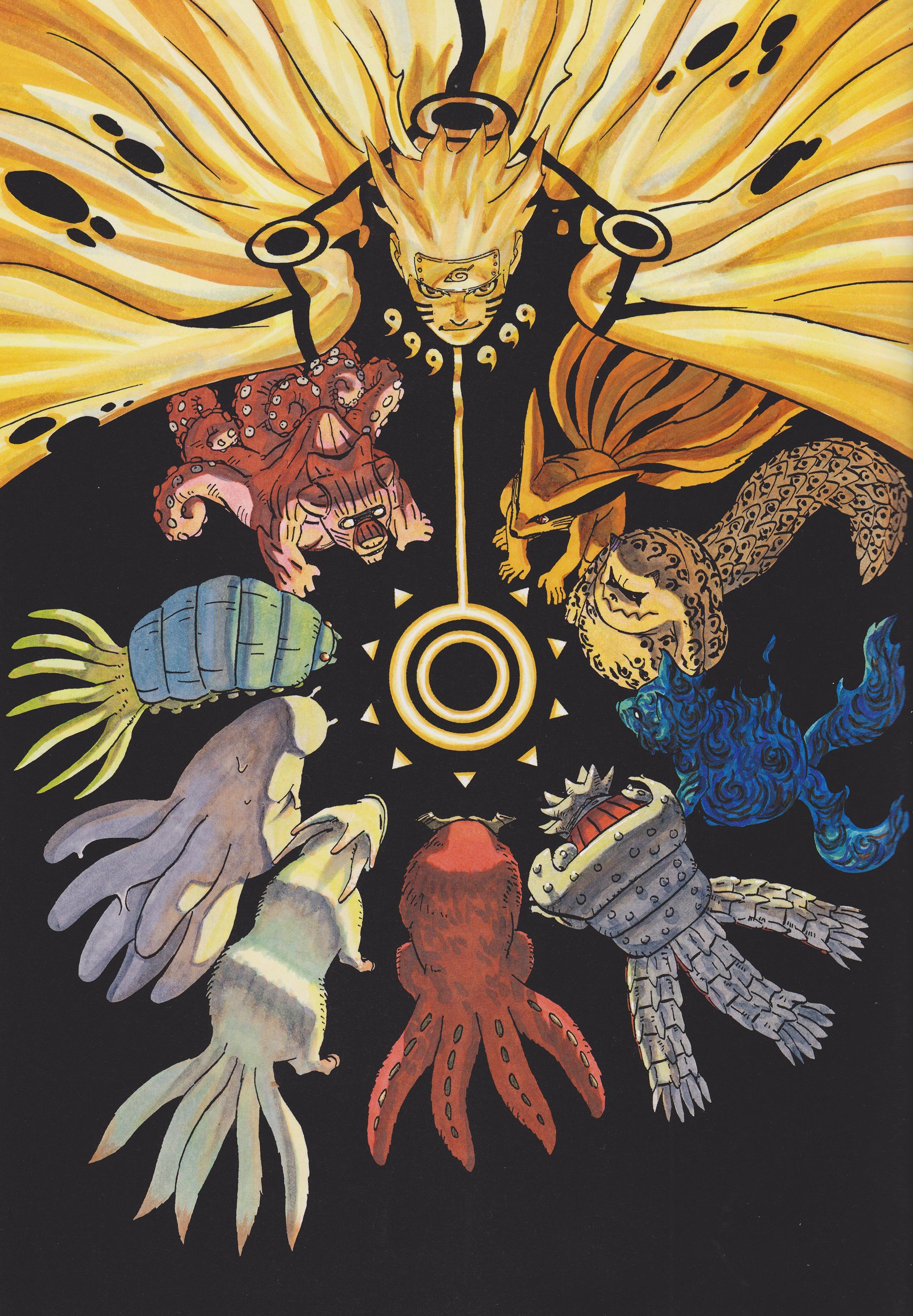2200x3170 Naruto Kyuubi Mode and Scan Gallery