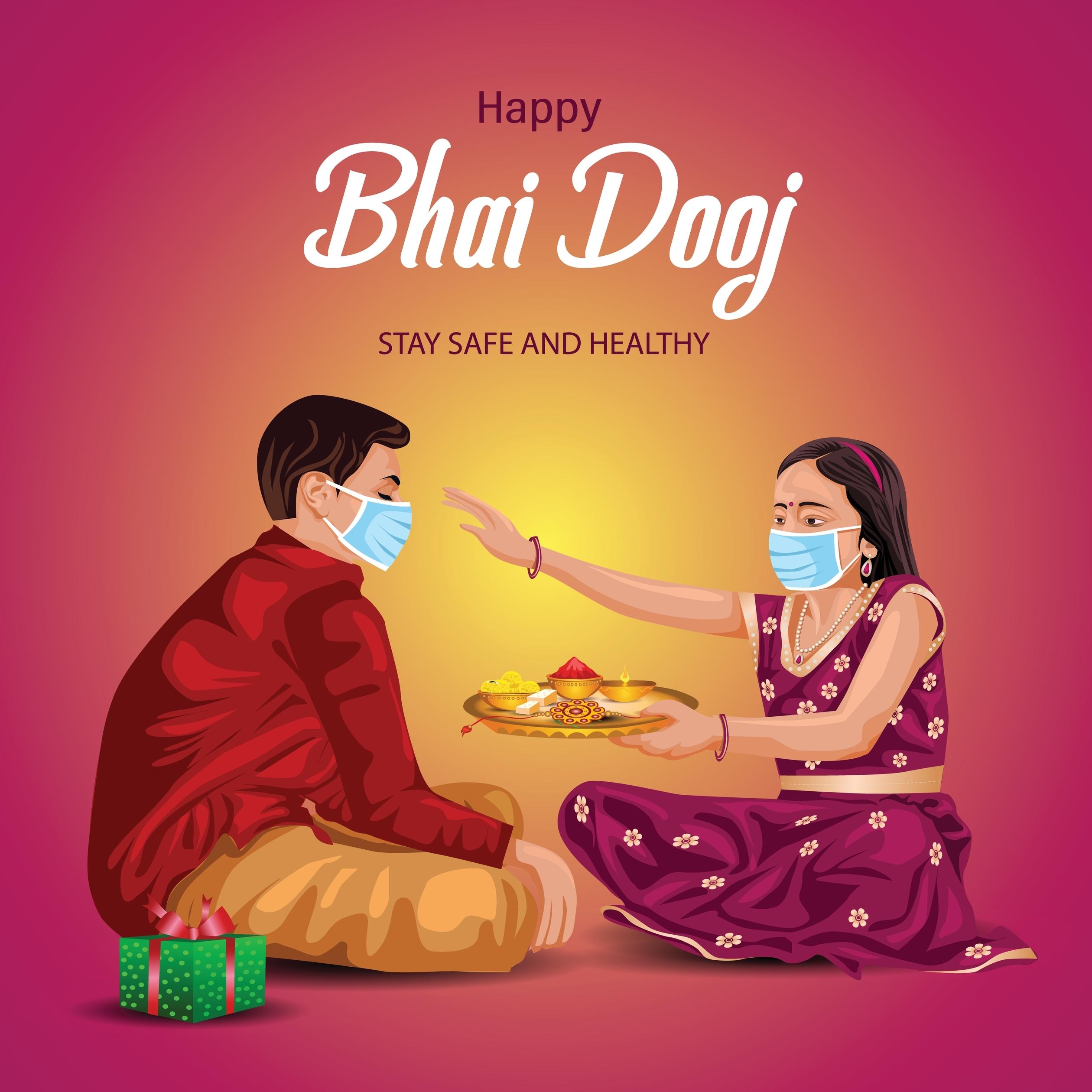 2520x2520 Happy Bhai Dooj 2021: Wishes, Image, Status, Quotes, Messages and WhatsApp Greetings to Celebrate Brother, Sister Bond