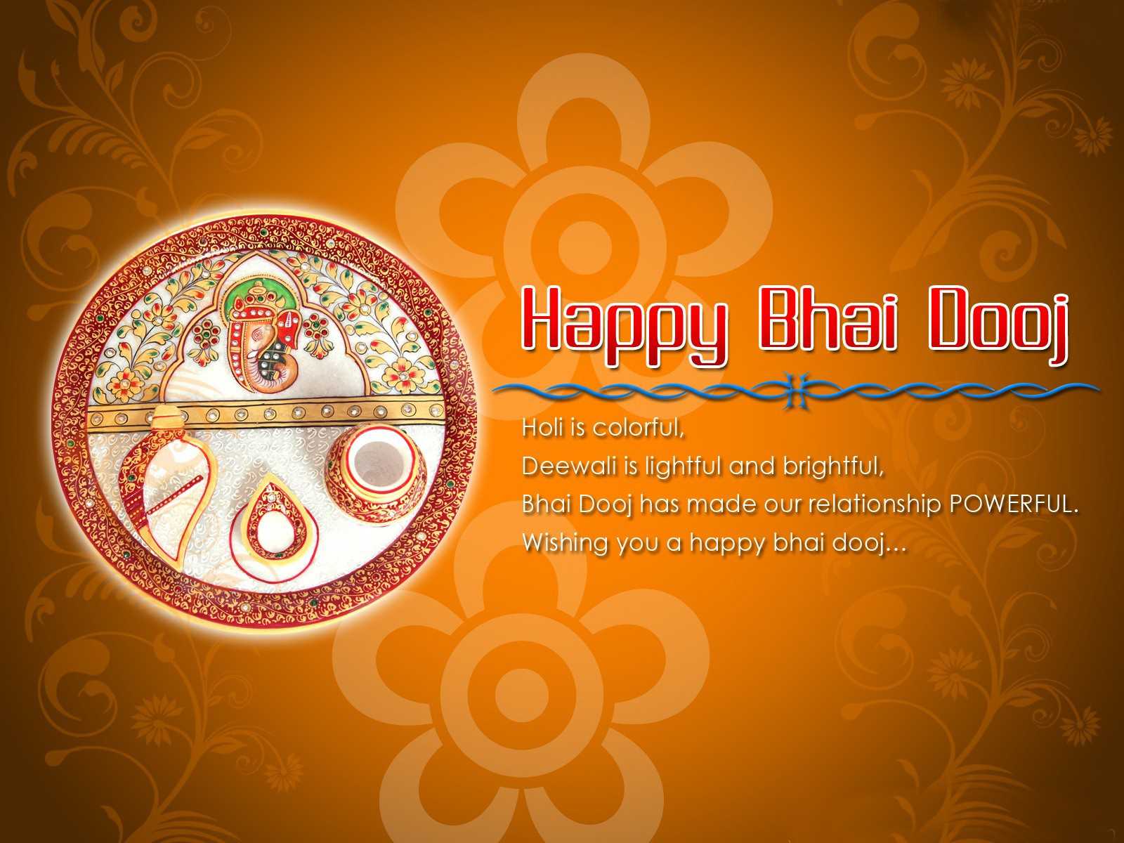1600x1200 Bhaiya Dooj 2021 Cute SMS, Wishes, Quotes For Pyari Behna Sister