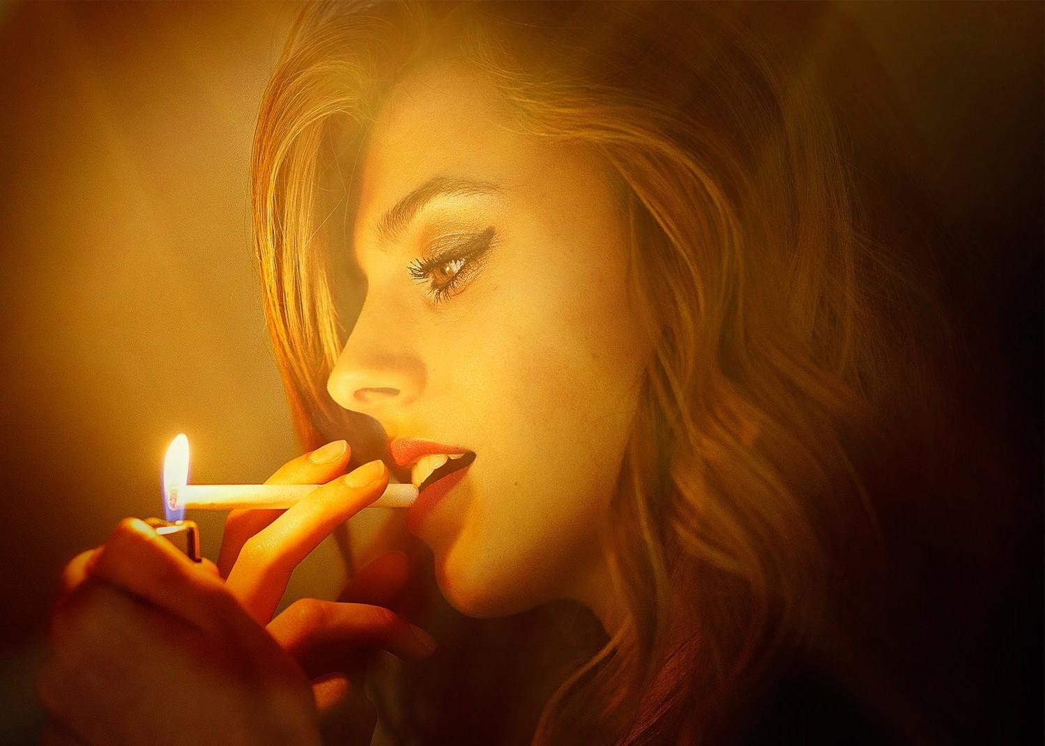 1499x1071 women, Smoking Wallpaper HD / Desktop and Mobile Background