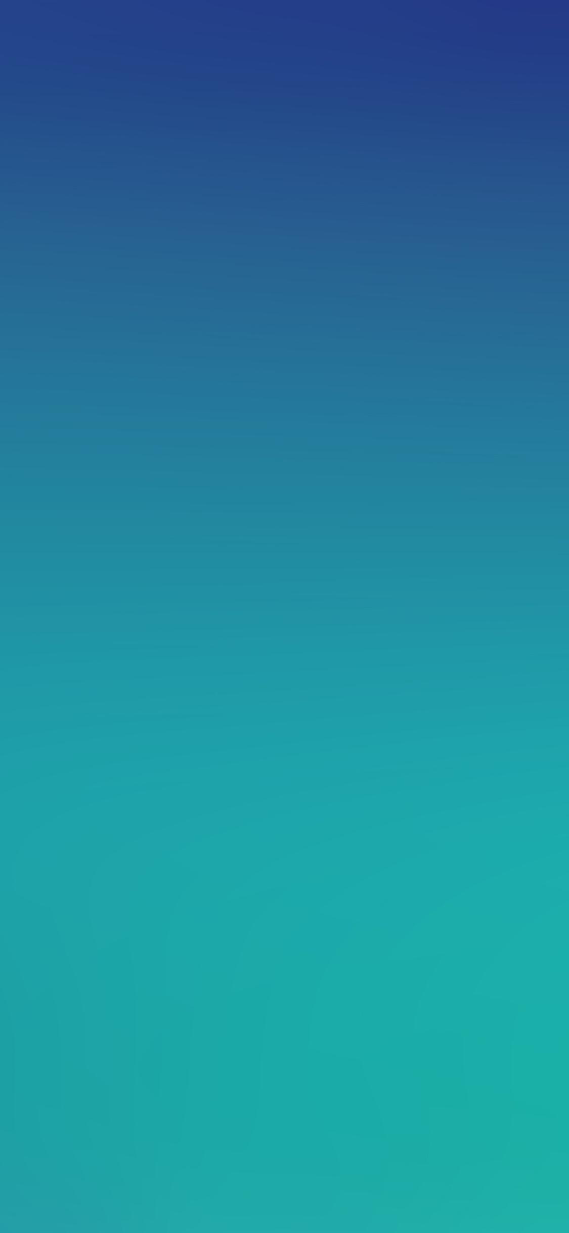1125x2436 Blue Green Gradation Blur Wallpaper