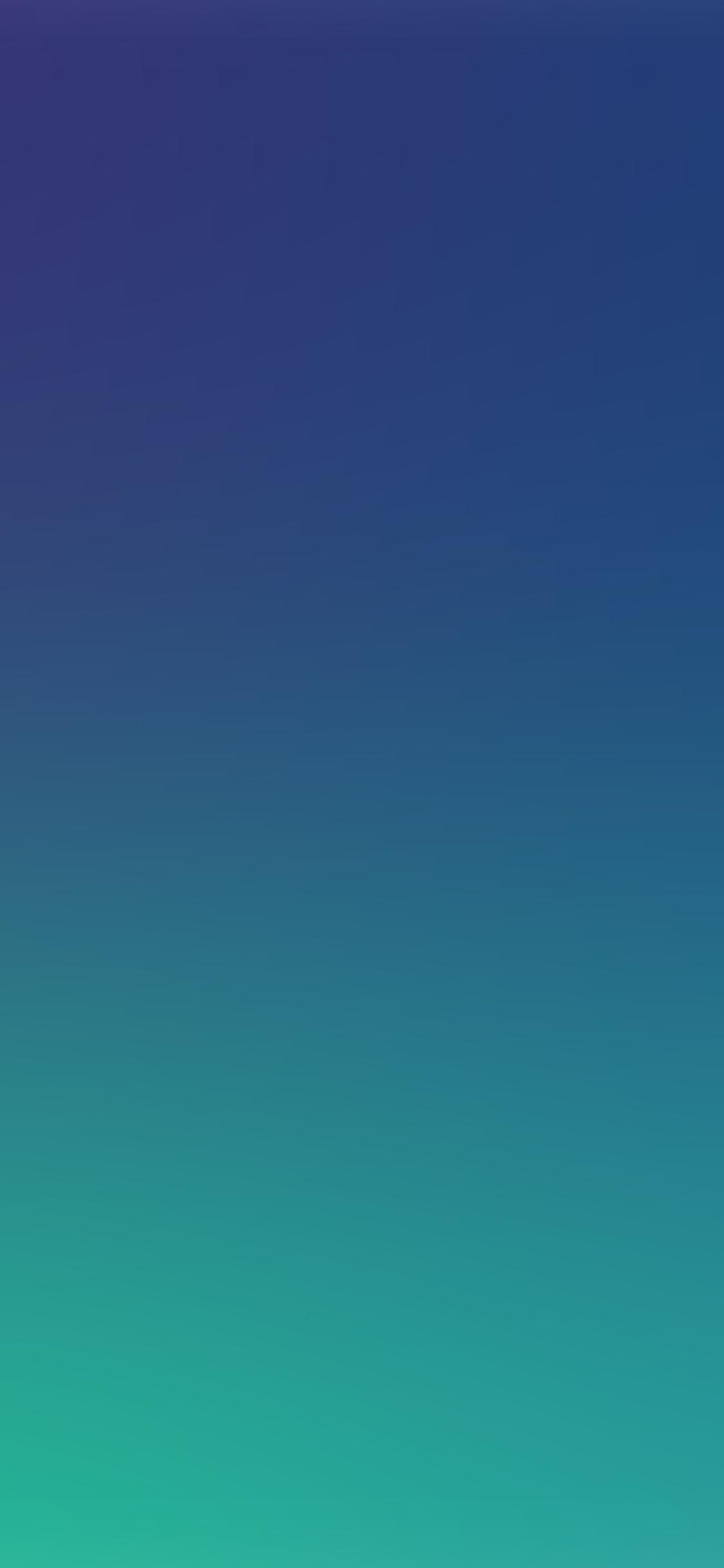 1125x2436 Blue Green Gradation Blur Wallpaper