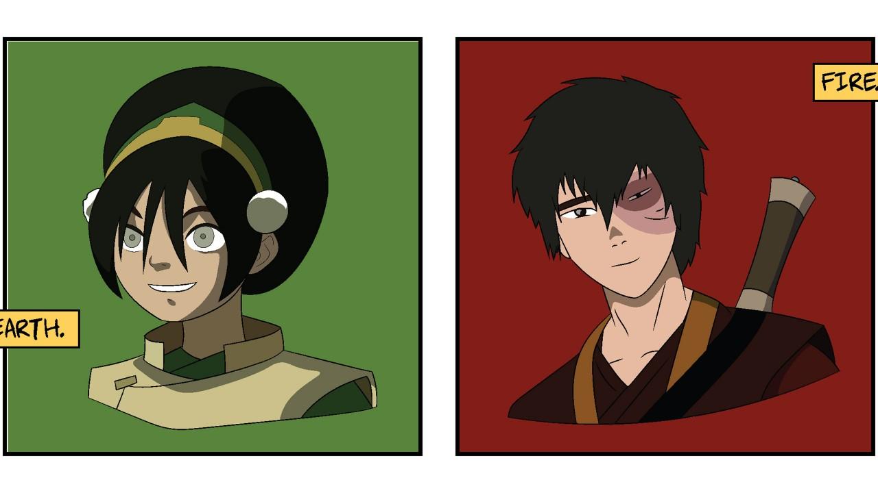 1280x720 Avatar The Last Airbender Zuko And Toph Beifong 4K HD Anime Wallpaper
