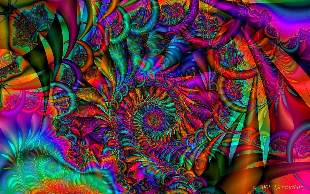 1280x800 Trippy Psychedelic Art. woodstock psychedelic dreams