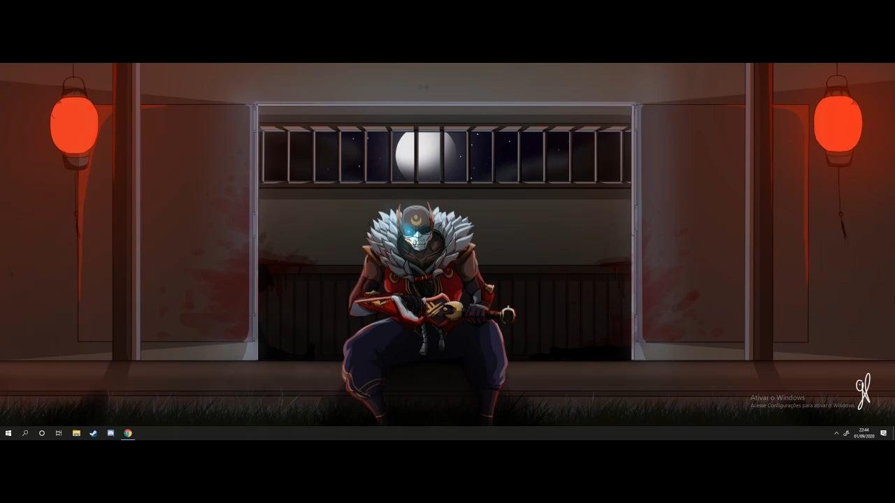 1280x720 Blood Moon Pyke ultrawide wallpaper, made