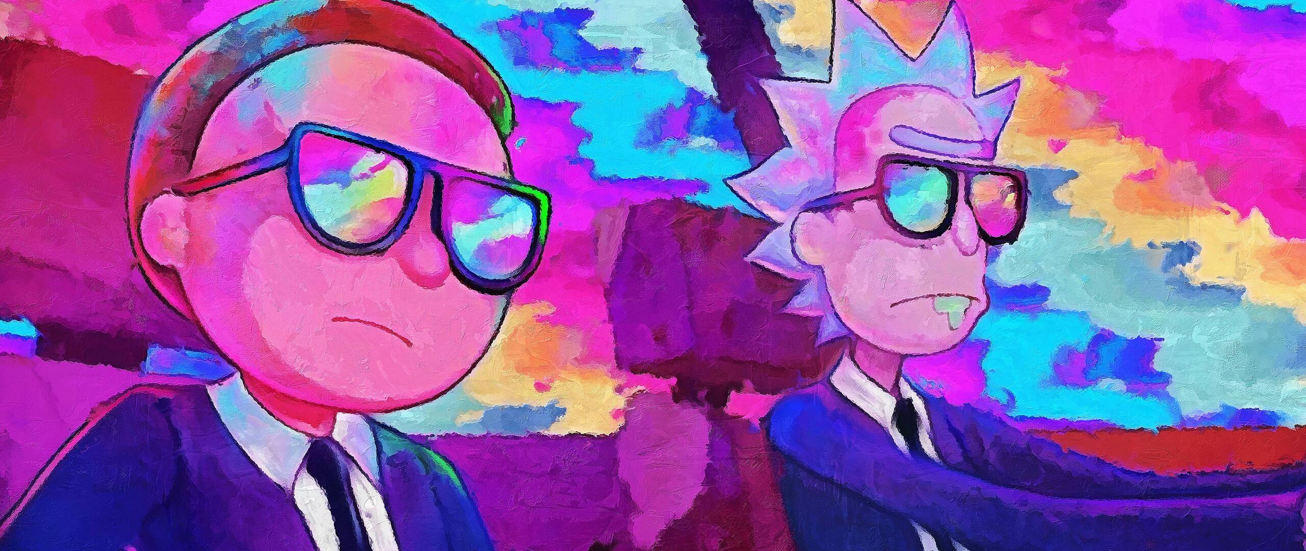 2560x1080 Rick And Morty 5k Artwork 2560x1080 Resolution HD 4k Wallpaper, Image, Background, Photo and Picture