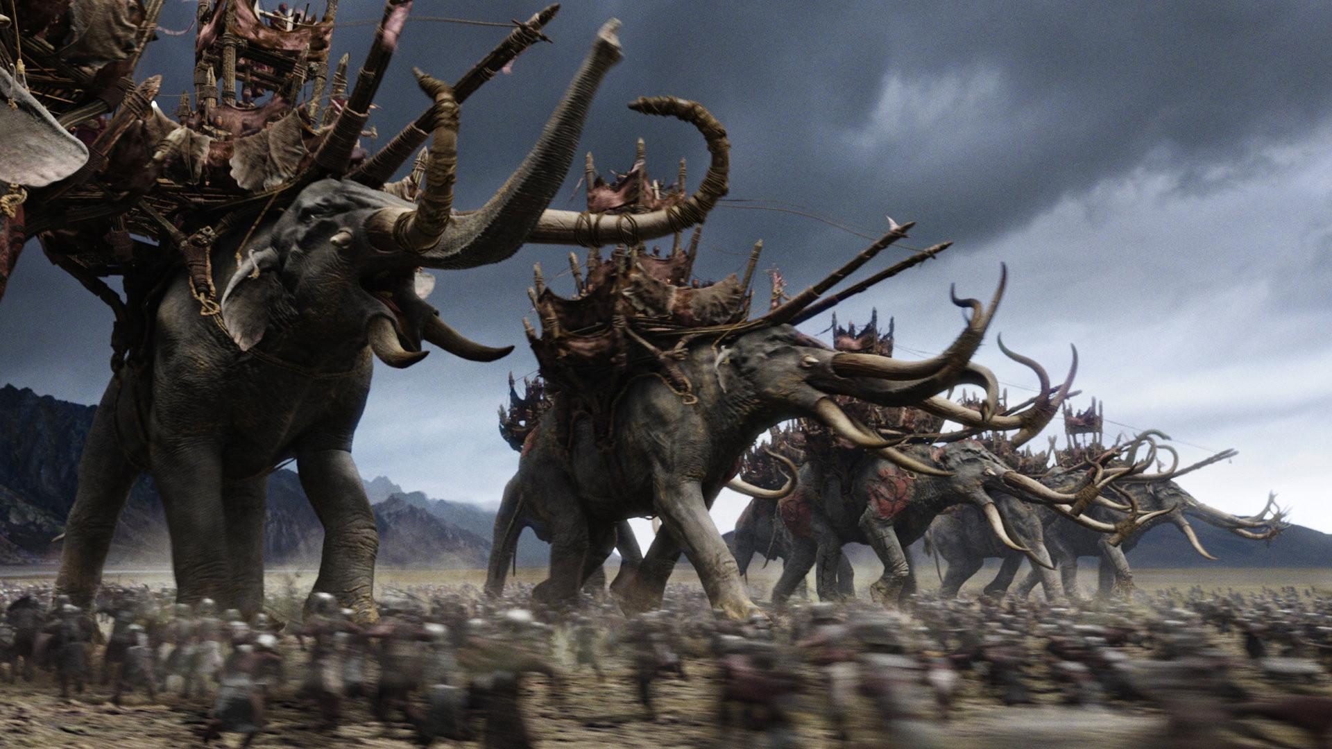 1920x1080 lord, Of, The, Rings, Lotr, Fantasy, Return, King, Adventure, Battle, Elephant Wallpaper HD / Desktop and Mobile Background