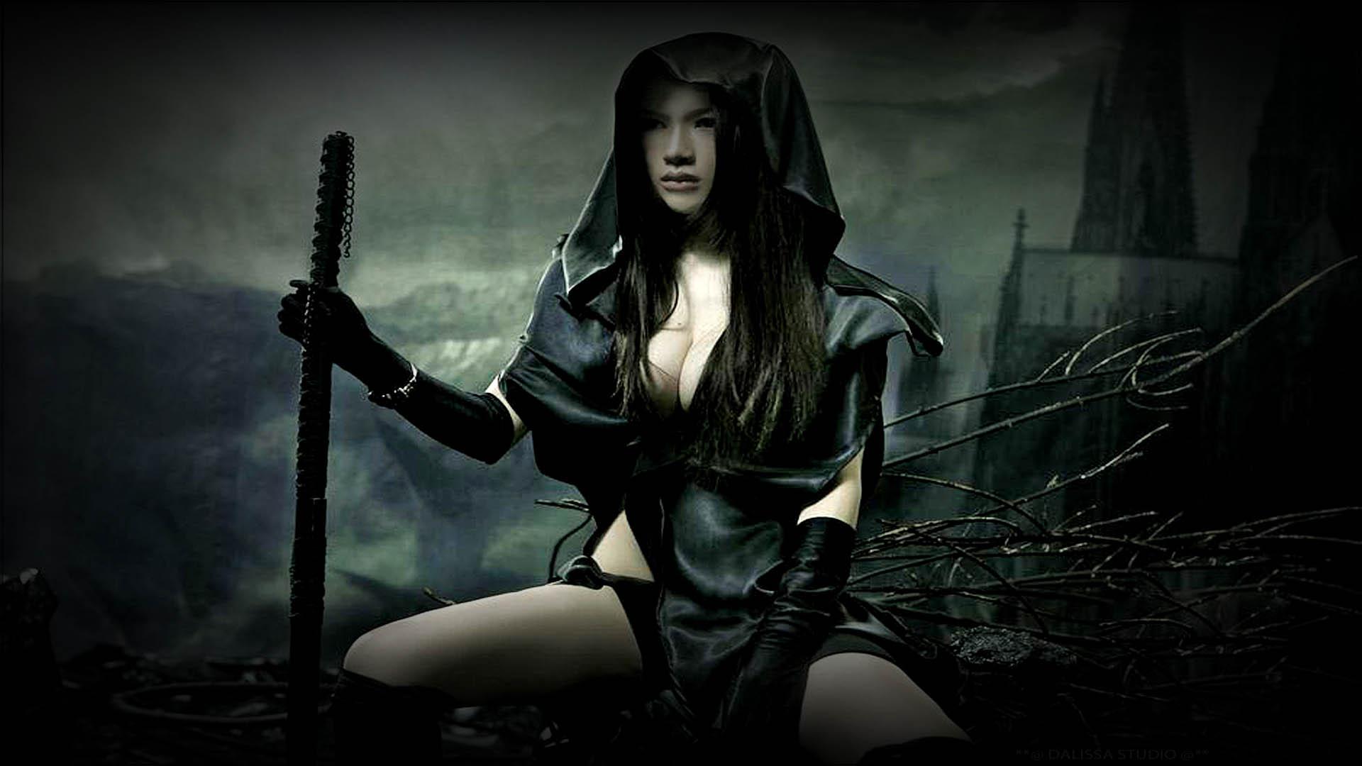 1920x1080 Gothic Warrior and Sword HD Wallpaper