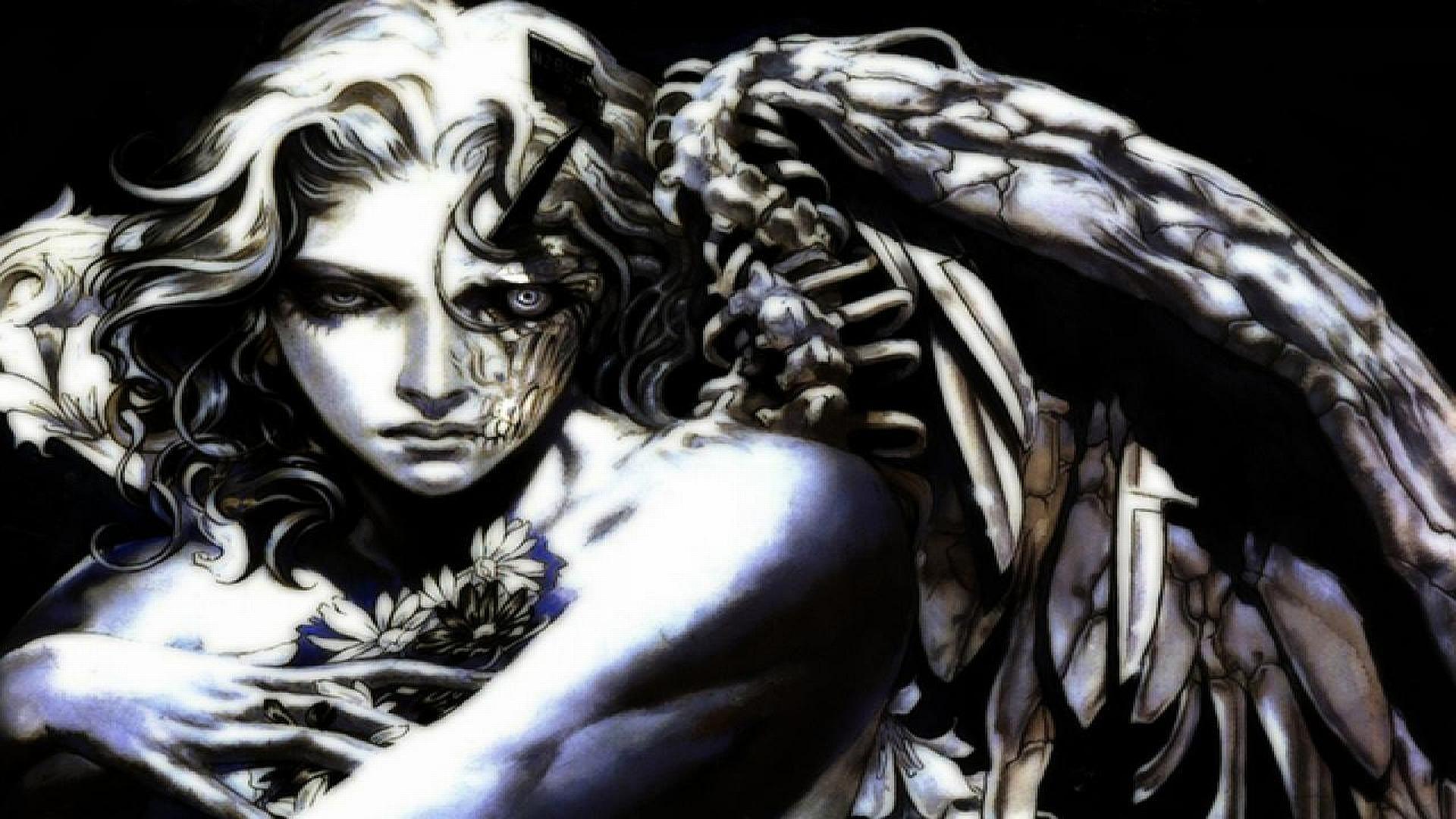 1920x1080 CASTLEVANIA angel fantasy dark vampire horror evil warrior gothic